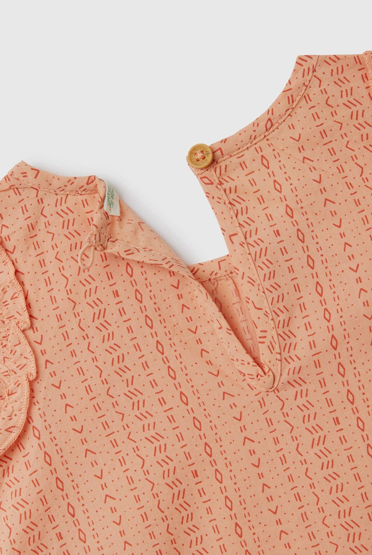 يونايتد كولورز اوف بينيتون جمبسوت رضع ميكرو منقوشة