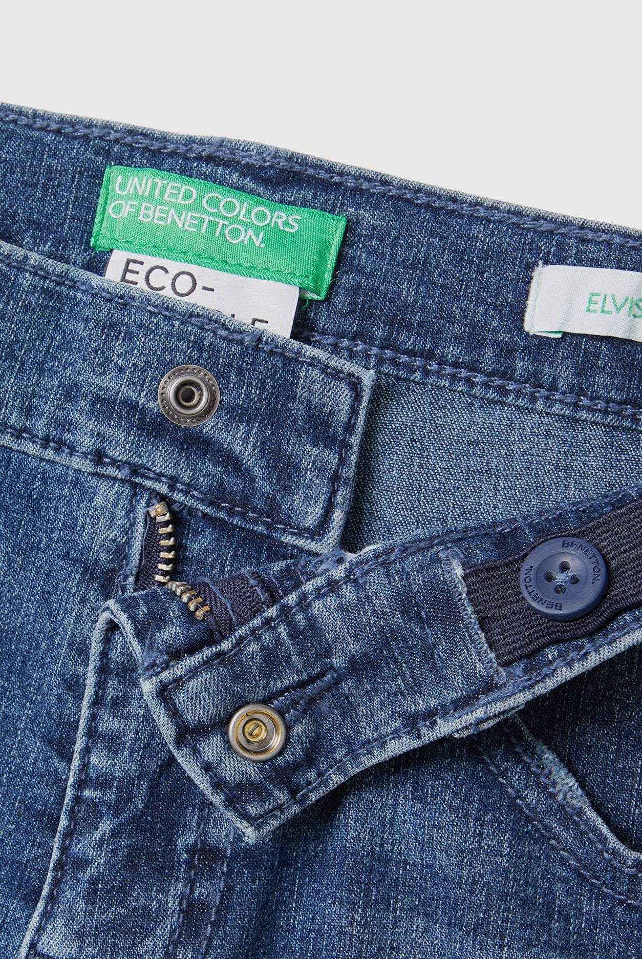 يونايتد كولورز اوف بينيتون بنطلون جينز أطفالي سليم فيت صديق للبيئة