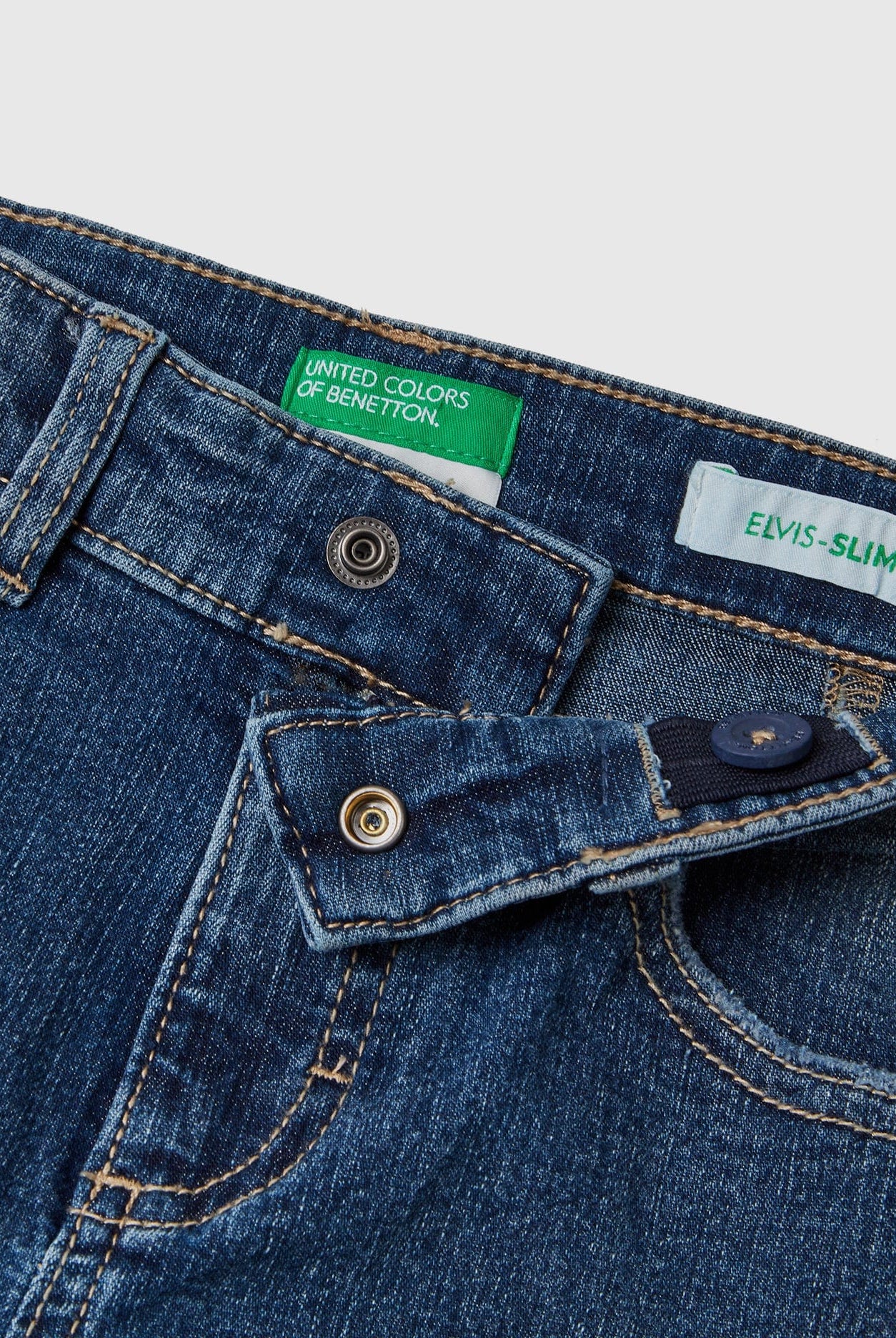 يونايتد كولورز اوف بينيتون بنطلون جينز سليم فيت أطفالي صديق للبيئة