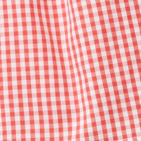 يونايتد كولورز اوف بينيتون بلوزة فيشي بأكمام كشكش بناتي