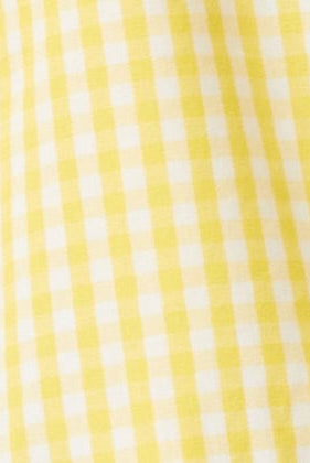 يونايتد كولورز اوف بينيتون بلوزة فيشي بأكمام كشكش بناتي