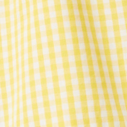 يونايتد كولورز اوف بينيتون بلوزة فيشي بأكمام كشكش بناتي