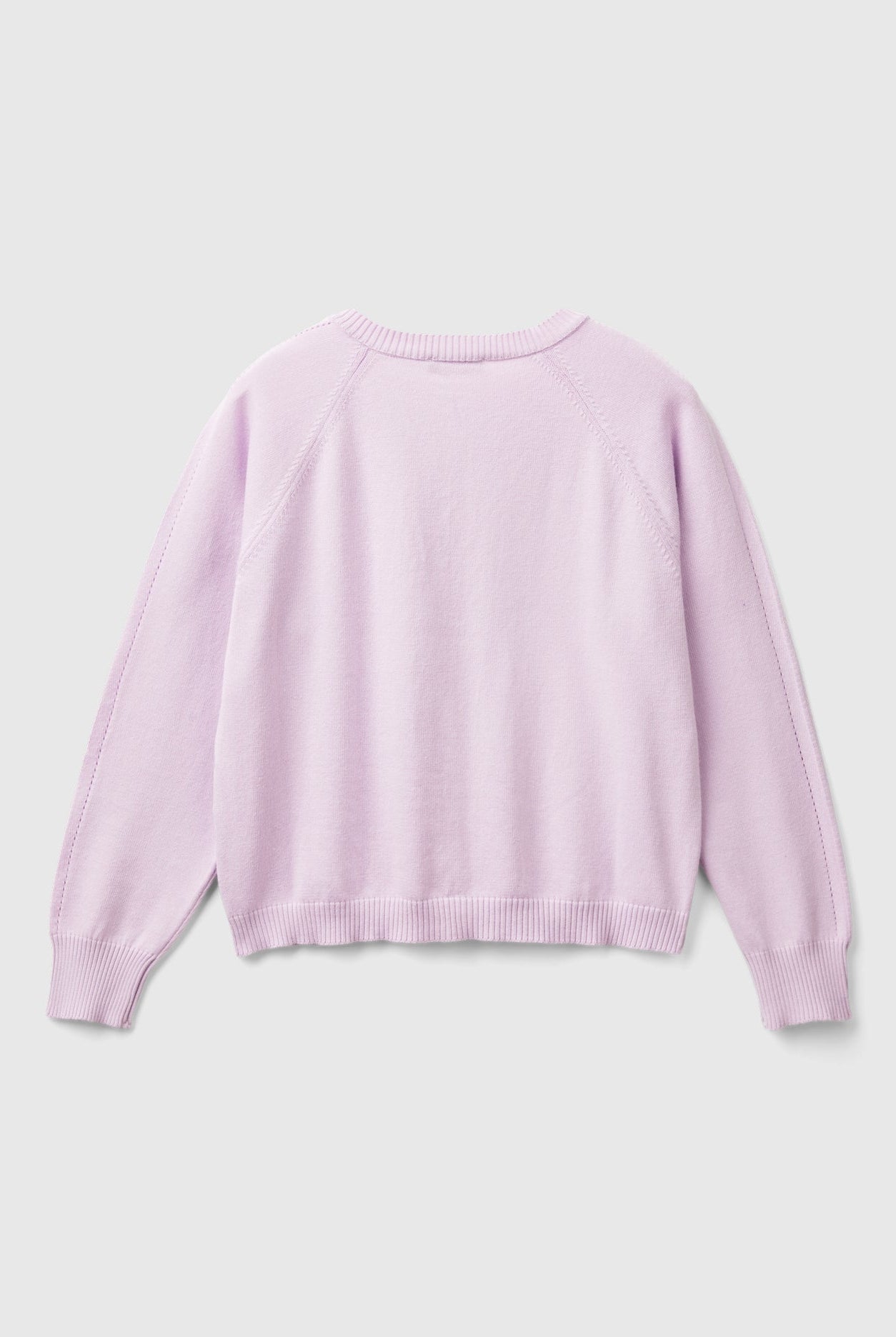 يونايتد كولورز اوف بينيتون كارديجان بناتي بأكمام طويلة وازرار اماميه