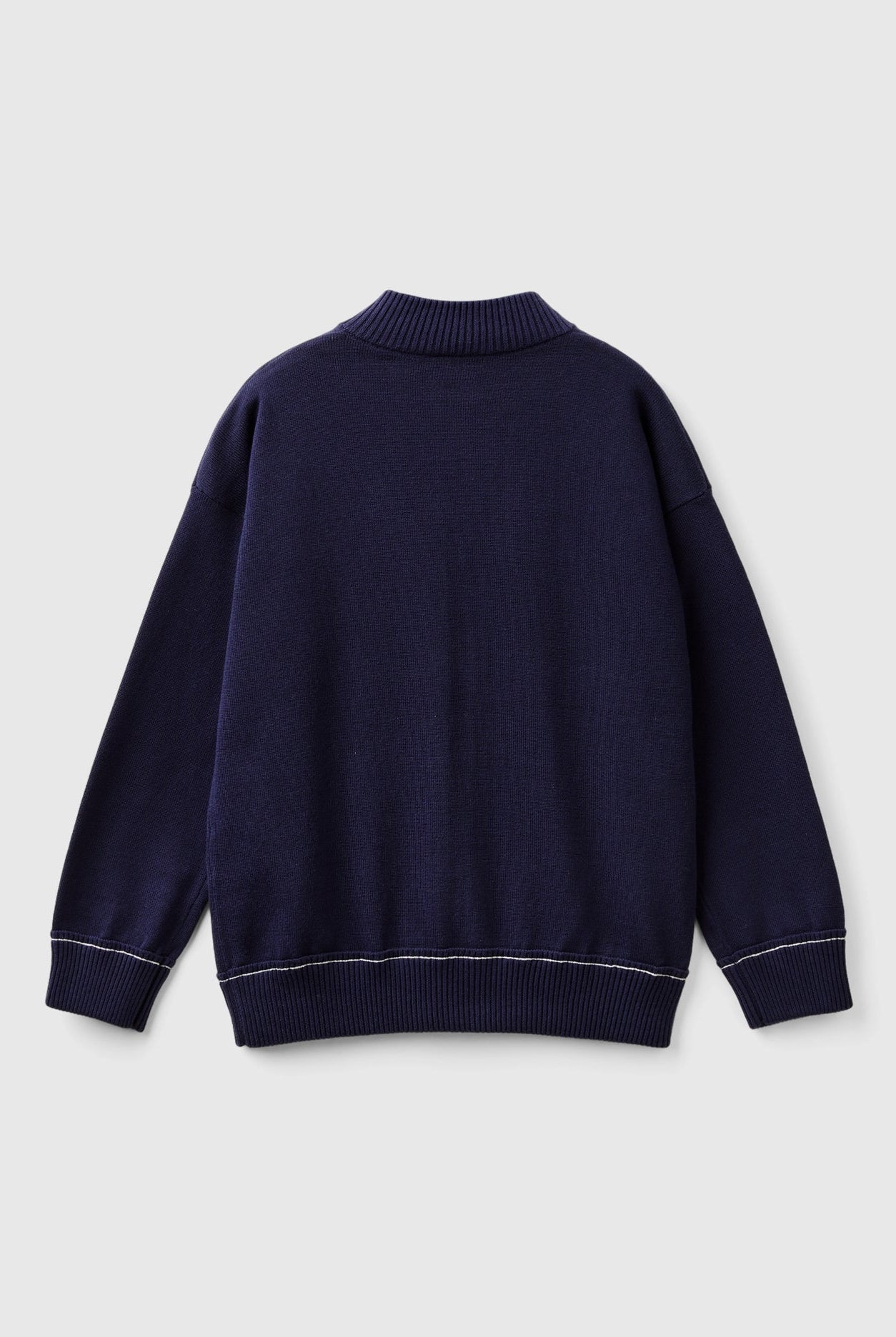 يونايتد كولورز اوف بينيتون كارديجان ولادي بسحاب وأكمام طويلة