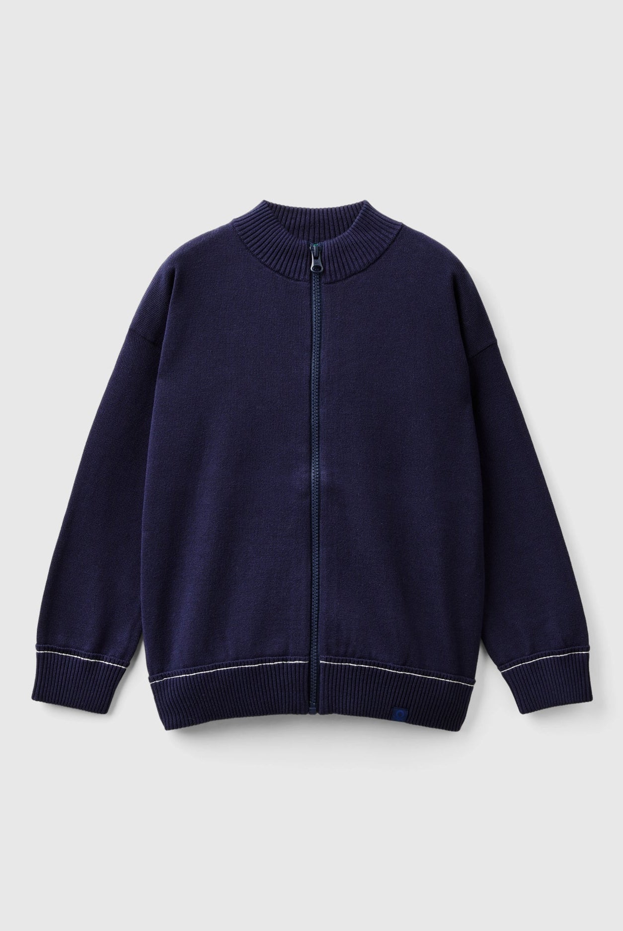 يونايتد كولورز اوف بينيتون كارديجان ولادي بسحاب وأكمام طويلة