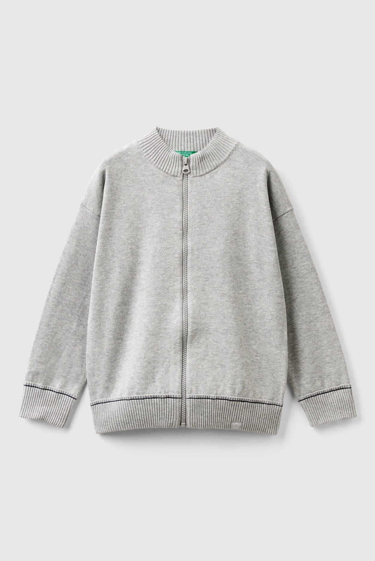 يونايتد كولورز اوف بينيتون كارديجان ولادي بسحاب وأكمام طويلة