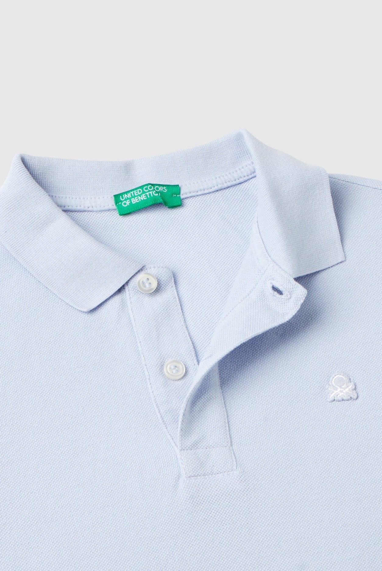 يونايتد كولورز اوف بينيتون تيشيرت بولو ولادي بأكمام قصيرة من قطن بيكي العضوي النقي