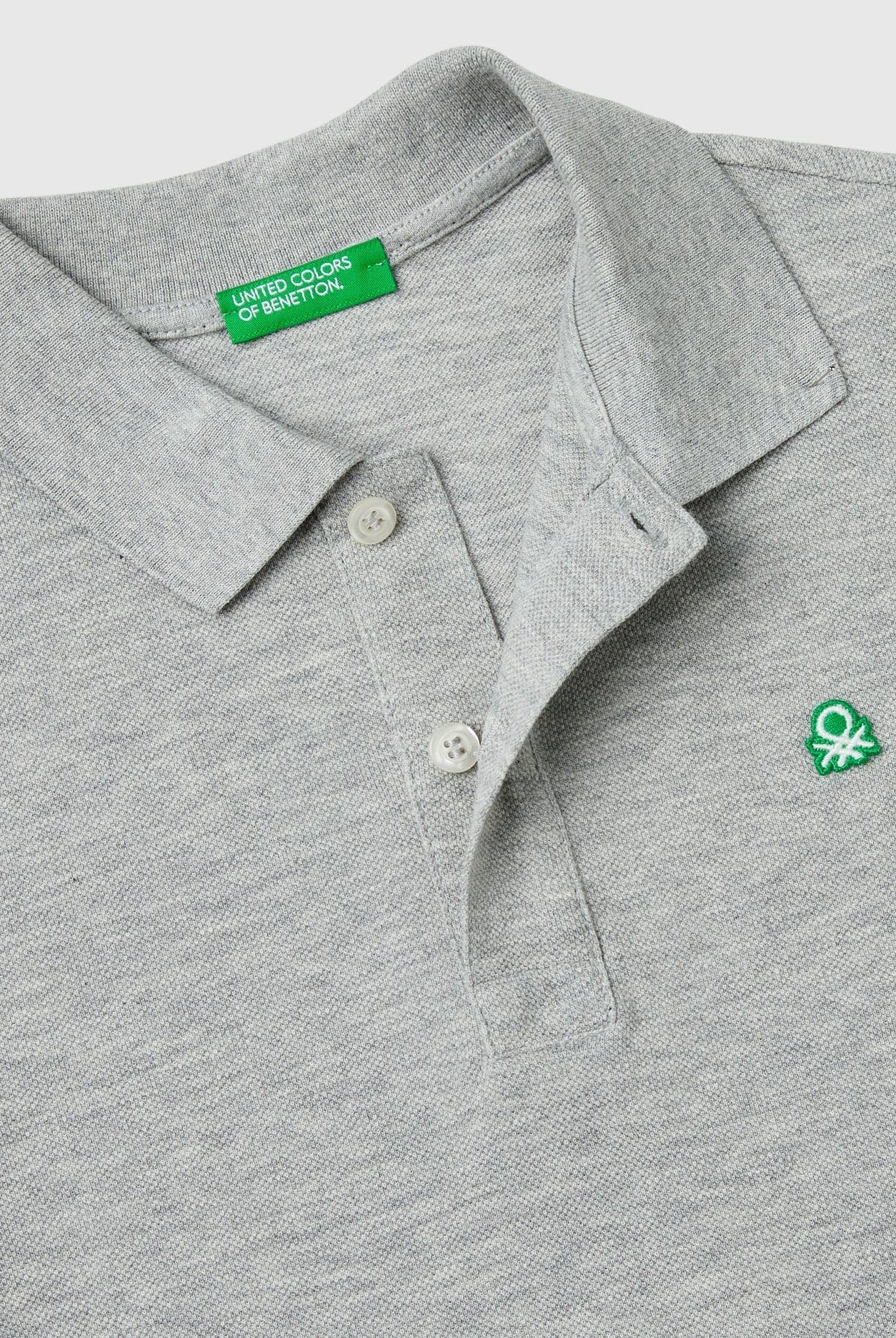 يونايتد كولورز اوف بينيتون تيشيرت بولو ولادي بأكمام قصيرة من قطن بيكي العضوي النقي