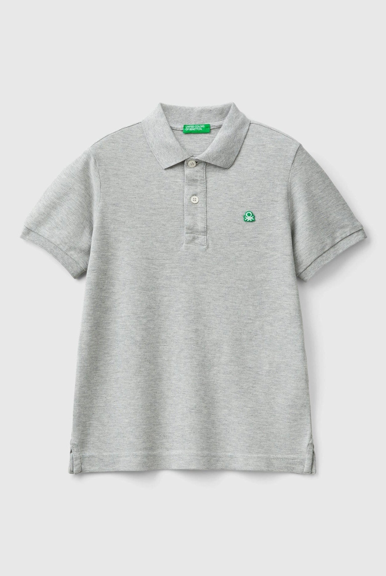 يونايتد كولورز اوف بينيتون تيشيرت بولو ولادي بأكمام قصيرة من قطن بيكي العضوي النقي