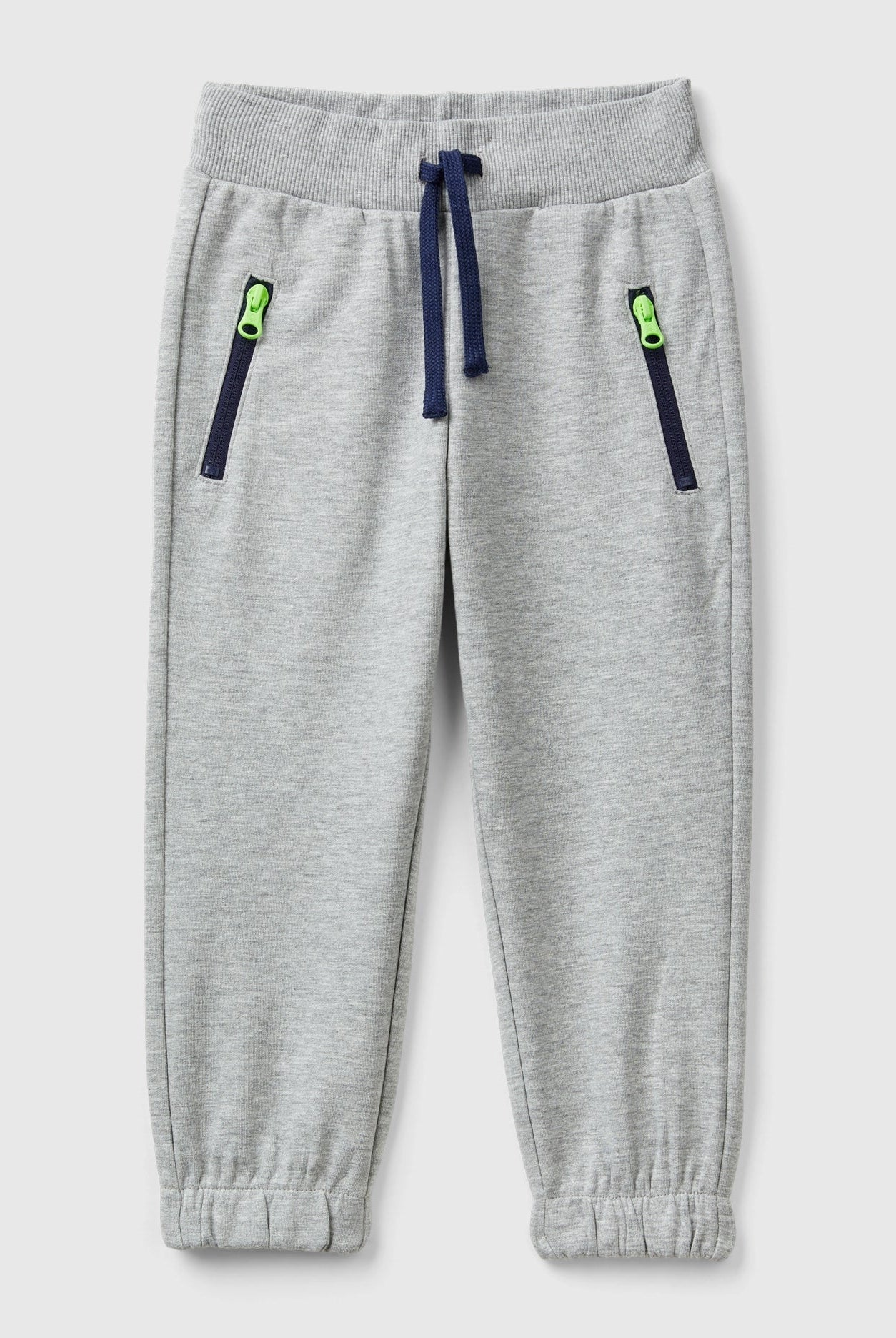 يونايتد كولورز اوف بينيتون بنطلون اولادي طويل من قطن مرن وجيوب بسحاب