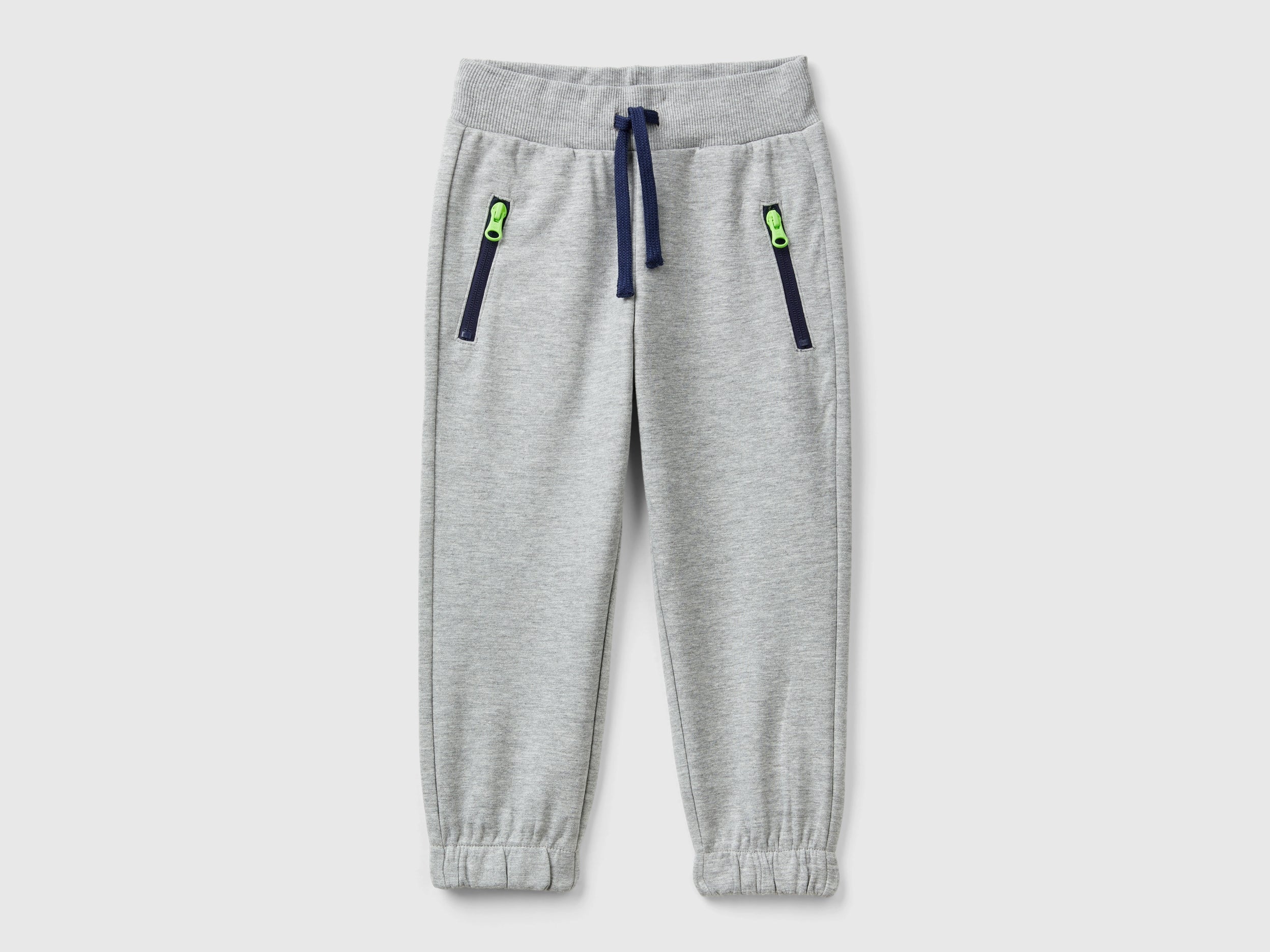 يونايتد كولورز اوف بينيتون بنطلون اولادي طويل من قطن مرن وجيوب بسحاب