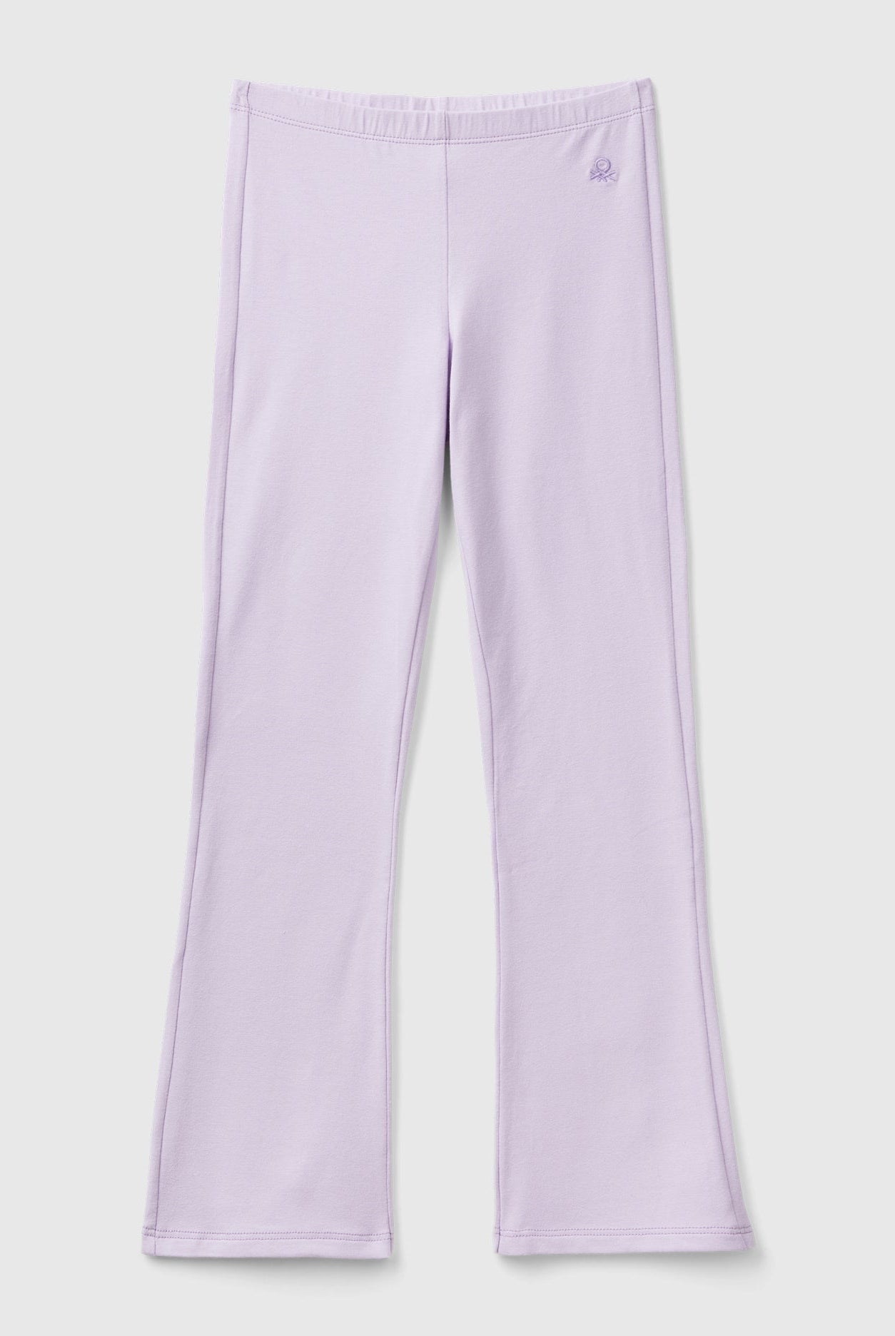 يونايتد كولورز اوف بينيتون بنطلون ليقنز بناتي طويل مرن ضيق من الاعلى مع شعار مطرز بنفس اللون