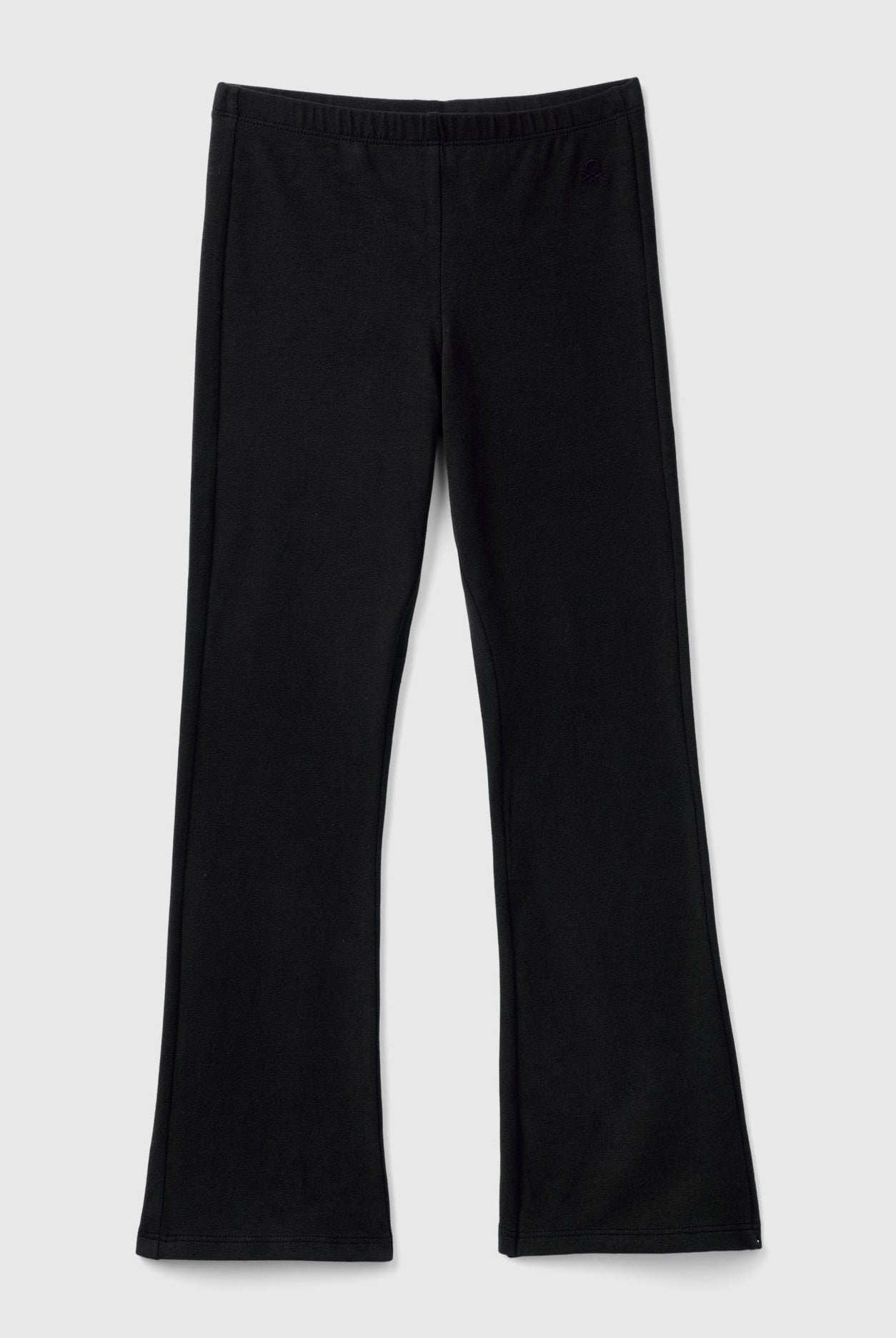 يونايتد كولورز اوف بينيتون بنطلون ليقنز بناتي طويل مرن ضيق من الاعلى مع شعار مطرز بنفس اللون