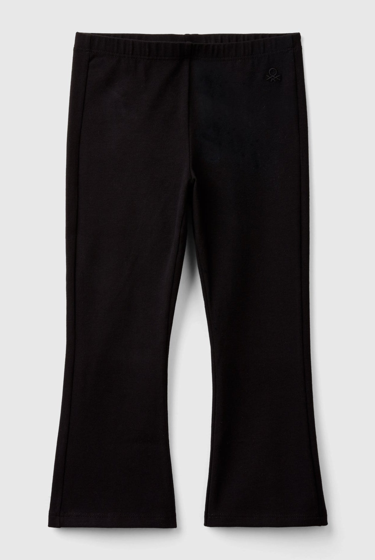 يونايتد كولورز اوف بينيتون بنطلون ليقنز بناتي طويل مرن ضيق من الاعلى مع شعار مطرز بنفس اللون