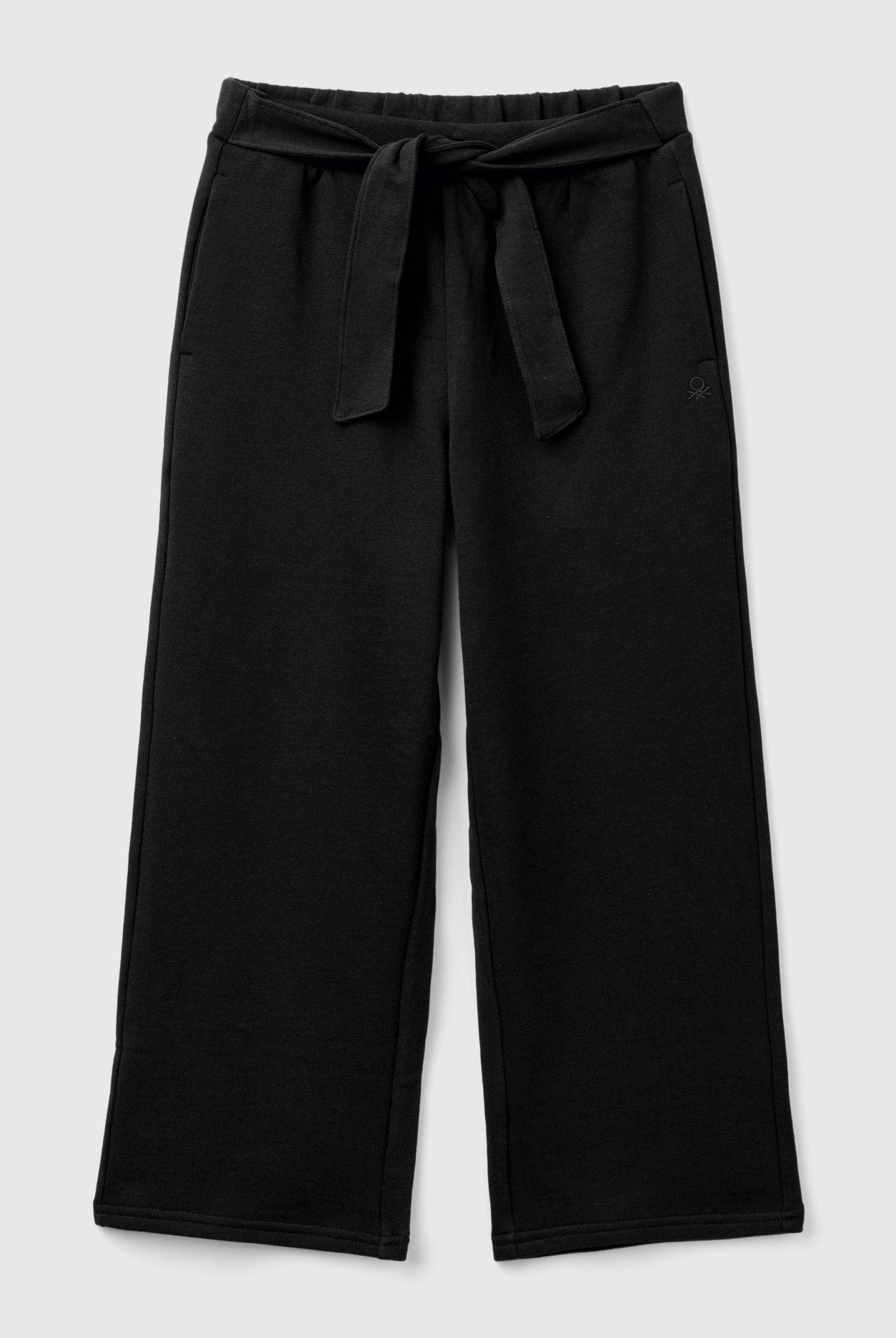 يونايتد كولورز اوف بينيتون بنطلون بناتي طويل واسع ب حزام على الخصر