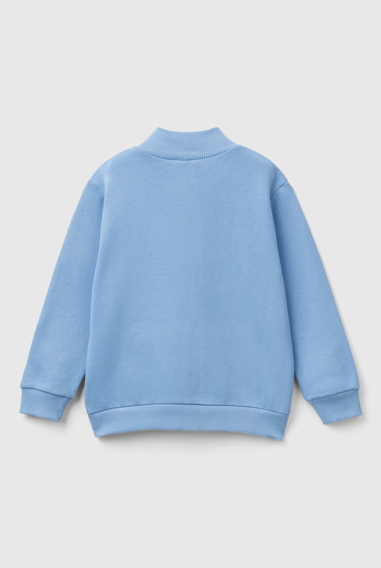 يونايتد كولورز اوف بينيتون سويت شيرت اولادي بأكمام طويلة ياقة فتحة سحاب جيوب أمامية