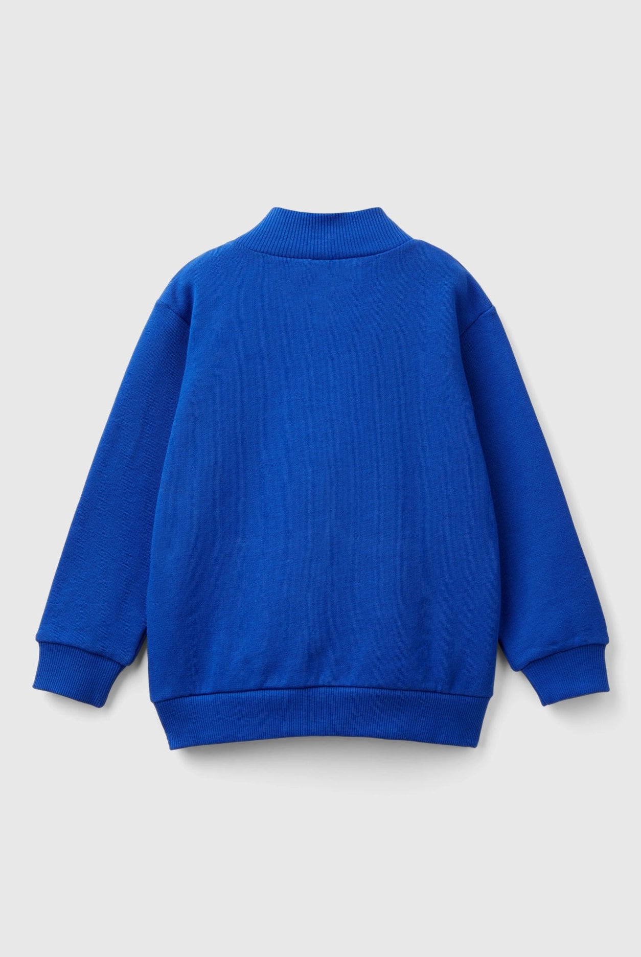 يونايتد كولورز اوف بينيتون سويت شيرت اولادي بأكمام طويلة ياقة فتحة سحاب جيوب أمامية