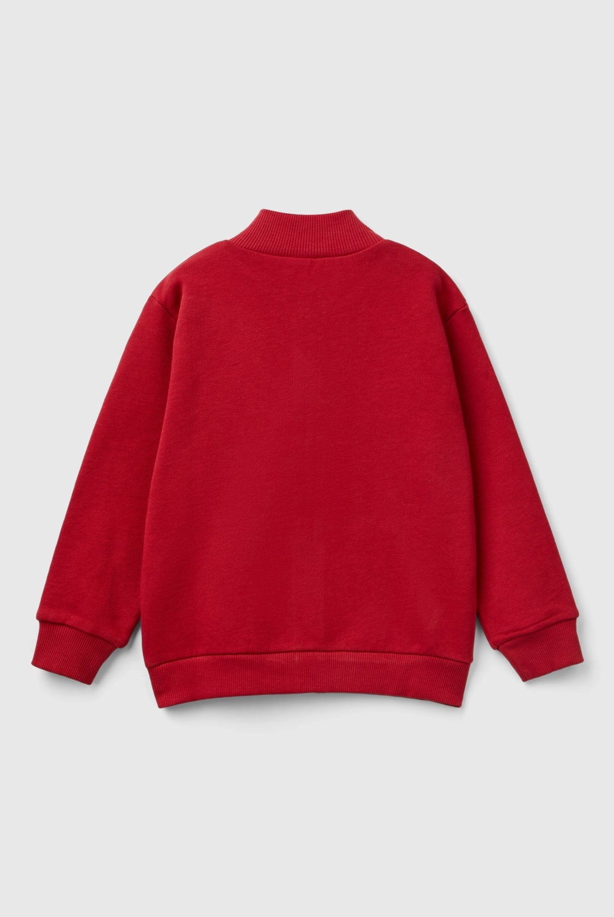 يونايتد كولورز اوف بينيتون سويت شيرت اولادي بأكمام طويلة ياقة فتحة سحاب جيوب أمامية