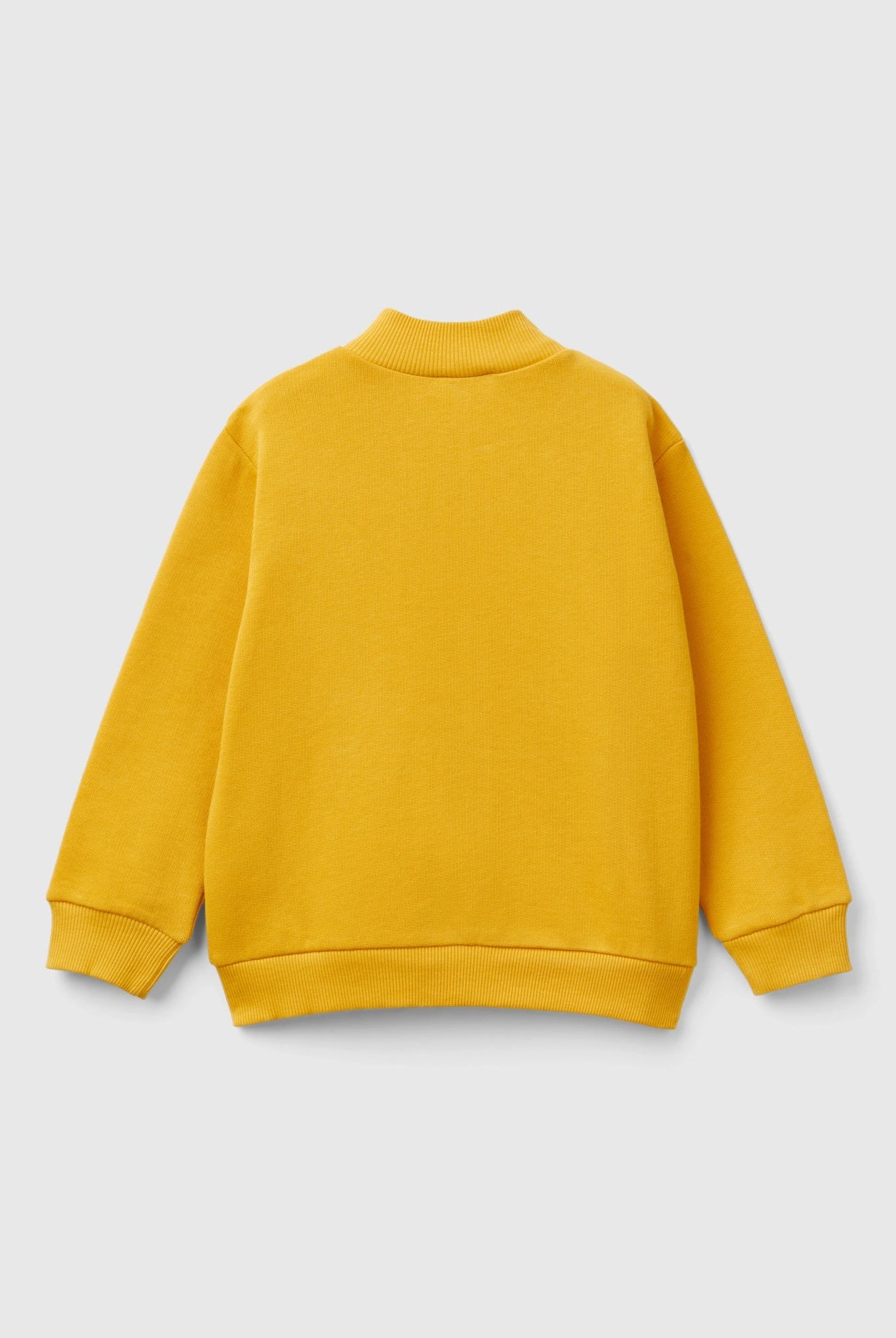 يونايتد كولورز اوف بينيتون سويت شيرت اولادي بأكمام طويلة ياقة فتحة سحاب جيوب أمامية