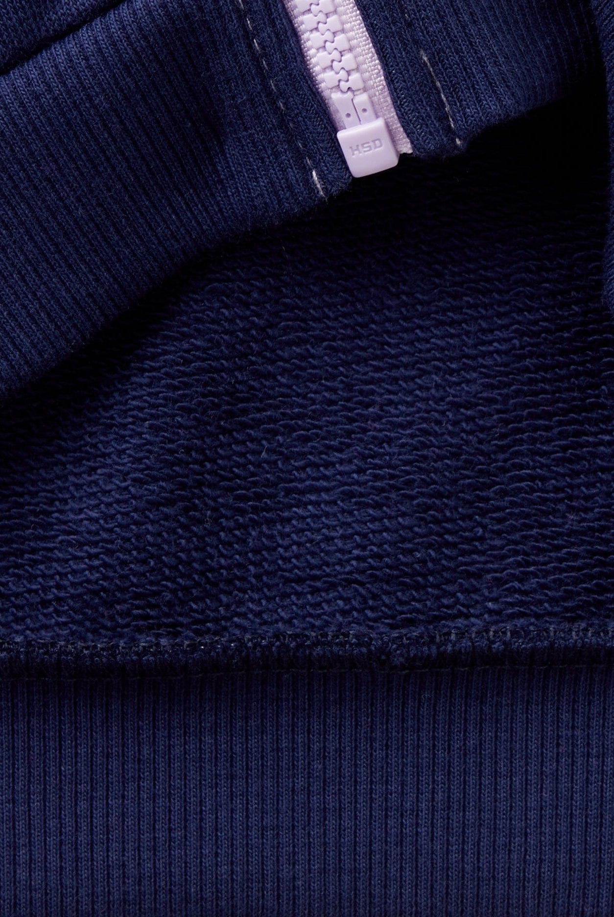 يونايتد كولورز اوف بينيتون سويت شيرت بناتي بأكمام طويلة بسحاب وشعار على الصدر