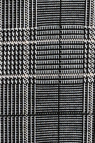 يونايتد كولورز اوف بينيتون فستان بناتي فيسكوز بياقة دائرية وأكمام طويلة منقوش