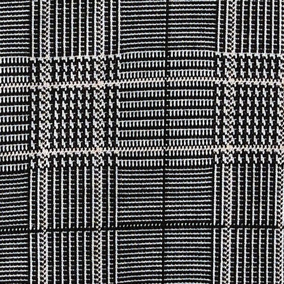 يونايتد كولورز اوف بينيتون فستان بناتي فيسكوز بياقة دائرية وأكمام طويلة منقوش