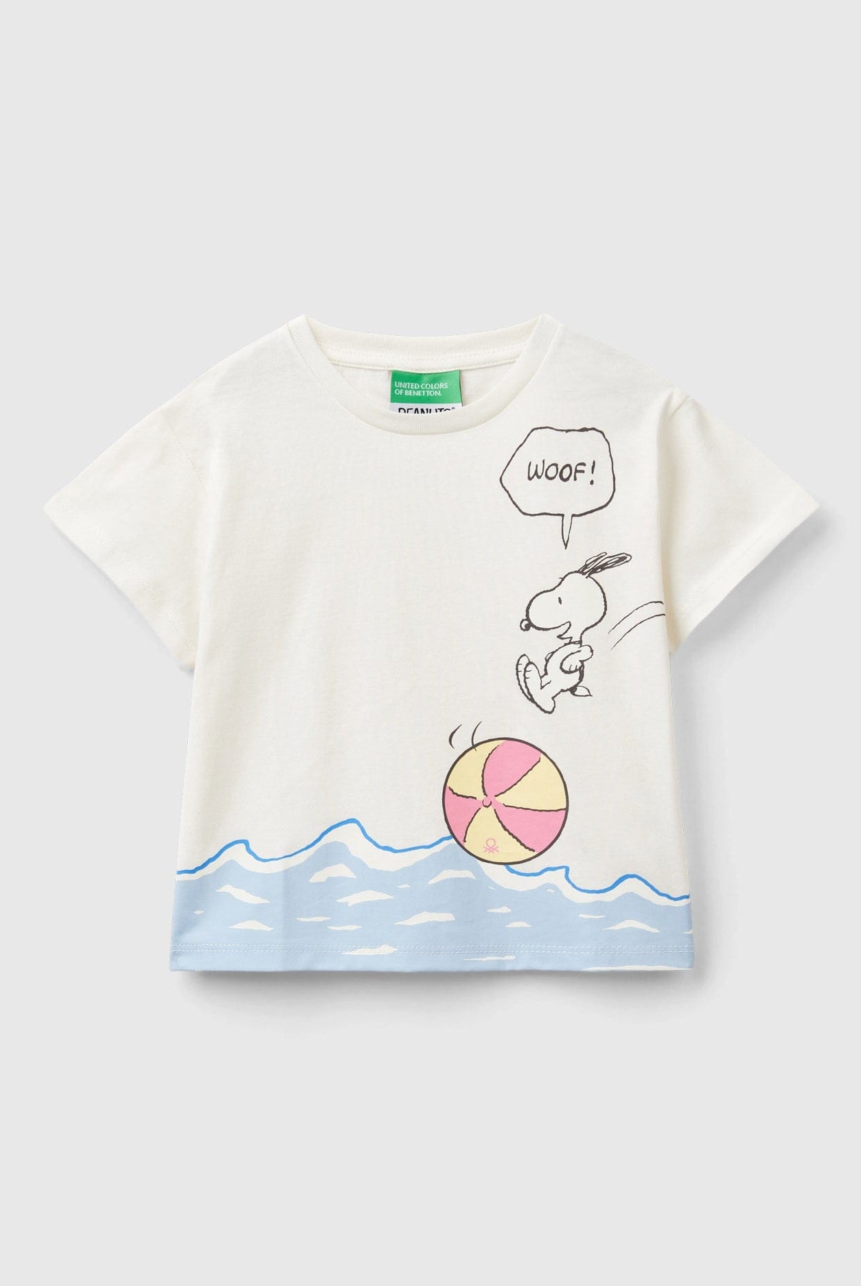 خصومات يونايتد كولورز اوف بينيتون تيشيرت بولو بأكمام قصيرة من القطن العضوي بناتي