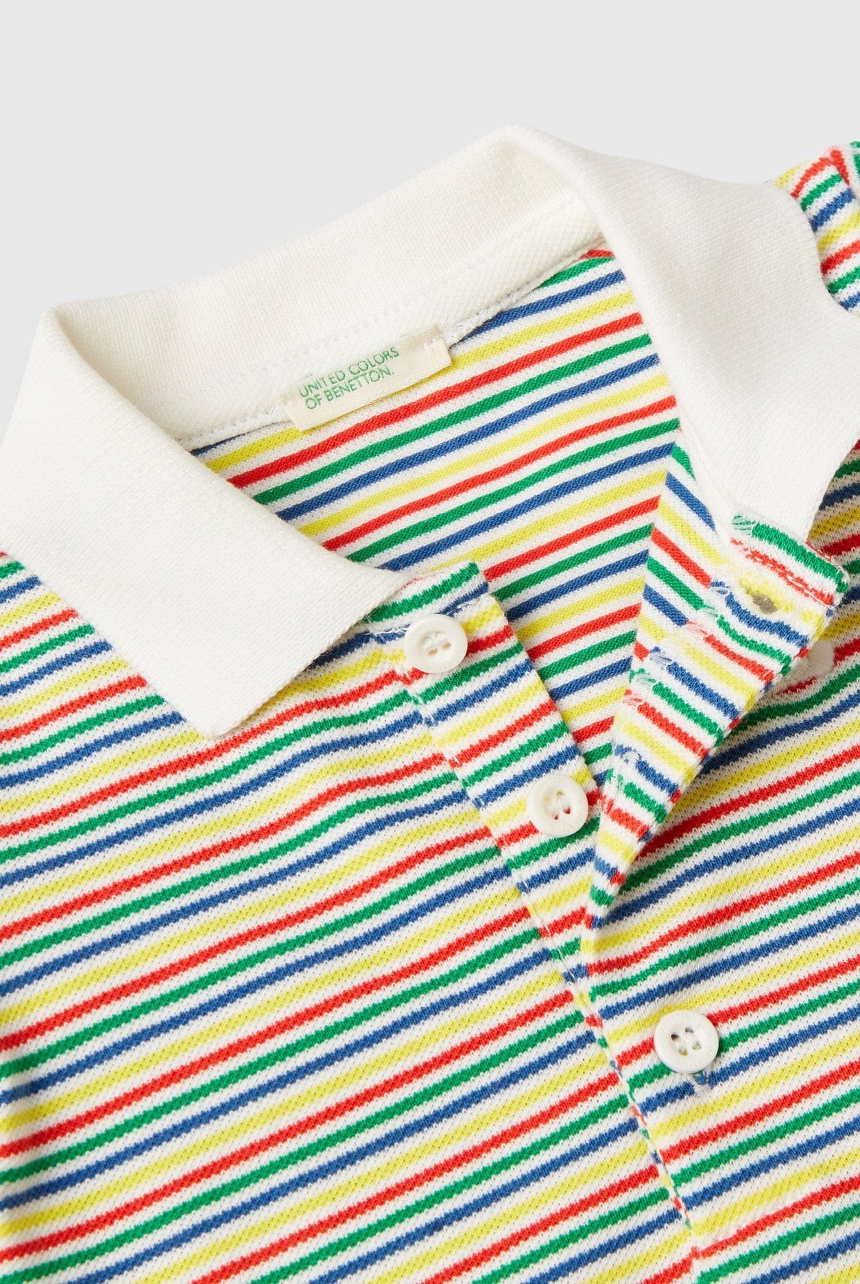 يونايتد كولورز اوف بينيتون سالوبيت أطفال ولادي بولو من القطن المطاطي