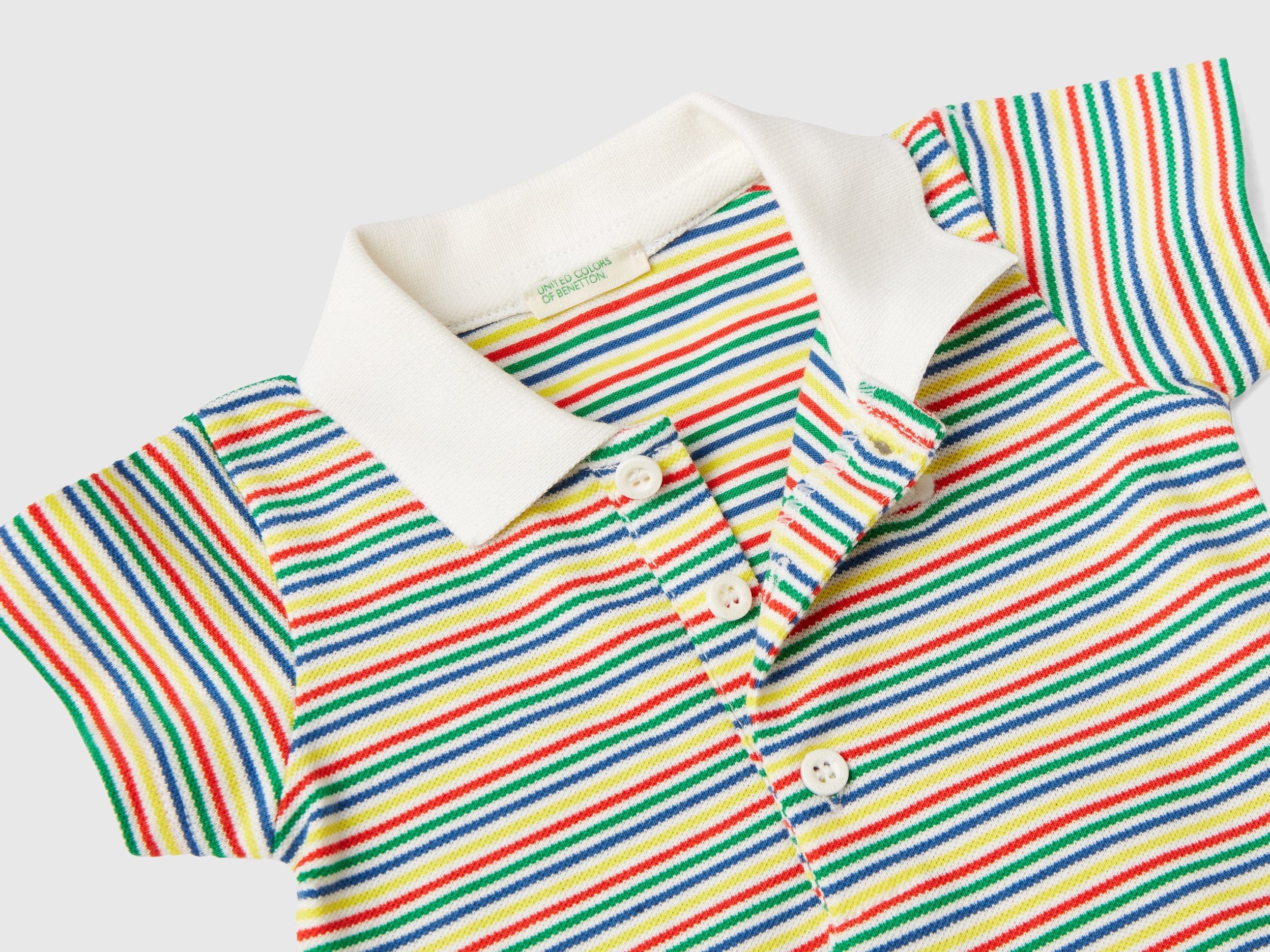 يونايتد كولورز اوف بينيتون سالوبيت أطفال ولادي بولو من القطن المطاطي