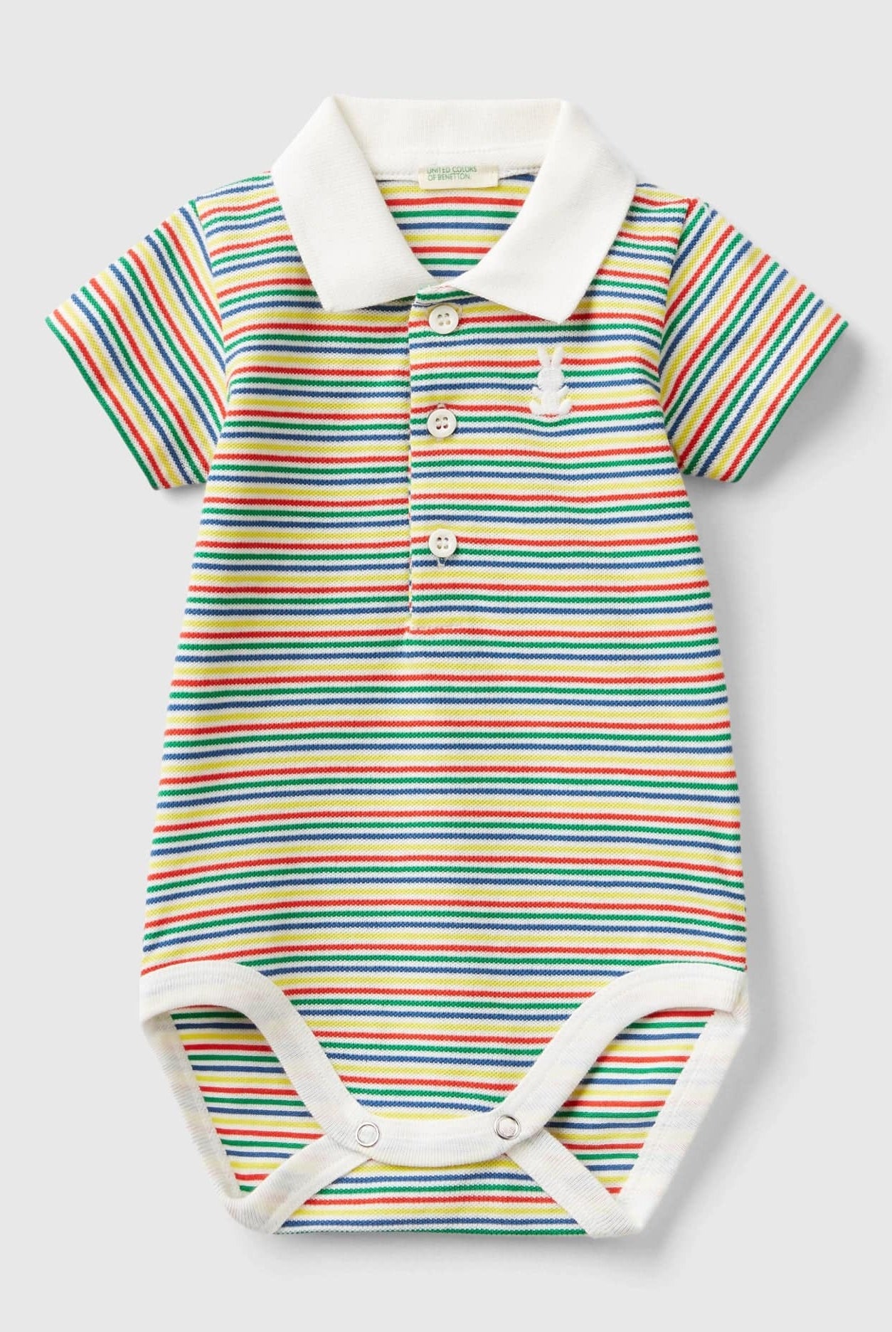 يونايتد كولورز اوف بينيتون سالوبيت أطفال ولادي بولو من القطن المطاطي