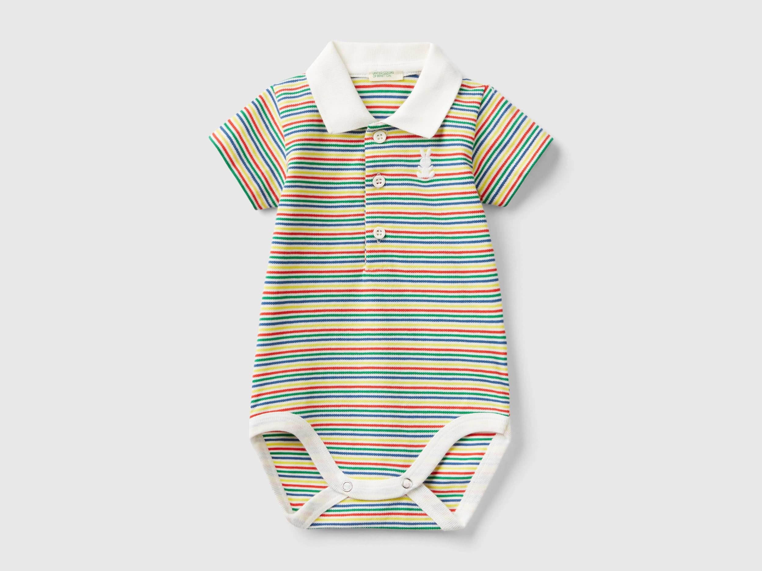 يونايتد كولورز اوف بينيتون سالوبيت أطفال ولادي بولو من القطن المطاطي