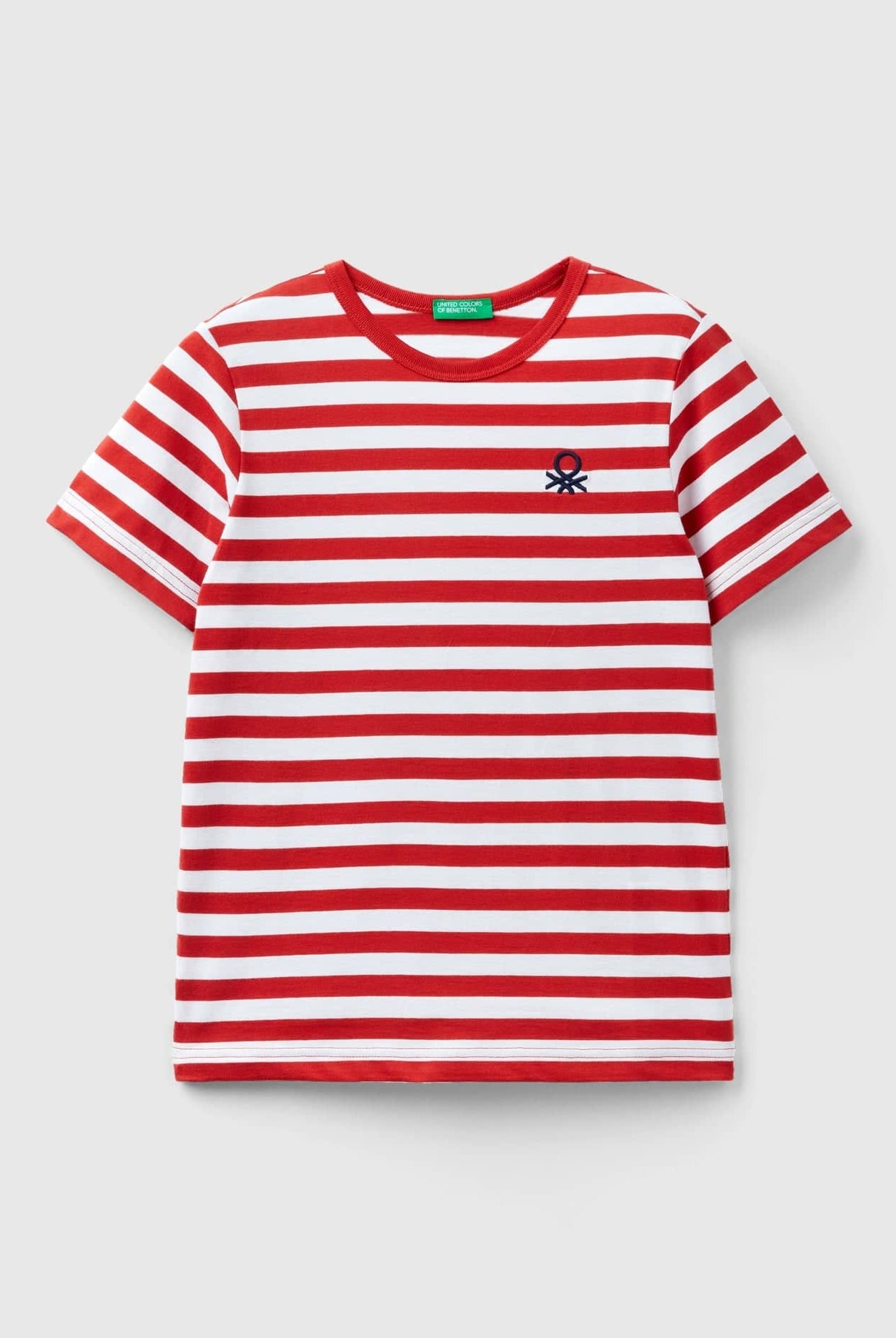 يونايتد كولورز اوف بينيتون قميص قطن 100% مخطط ولادي