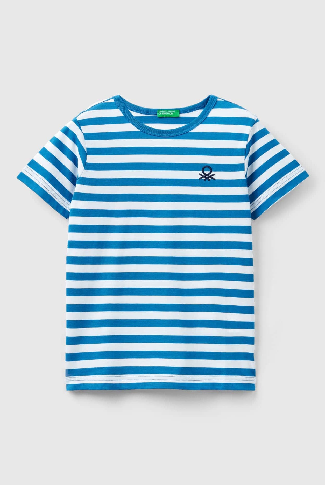 يونايتد كولورز اوف بينيتون قميص قطن 100% مخطط ولادي