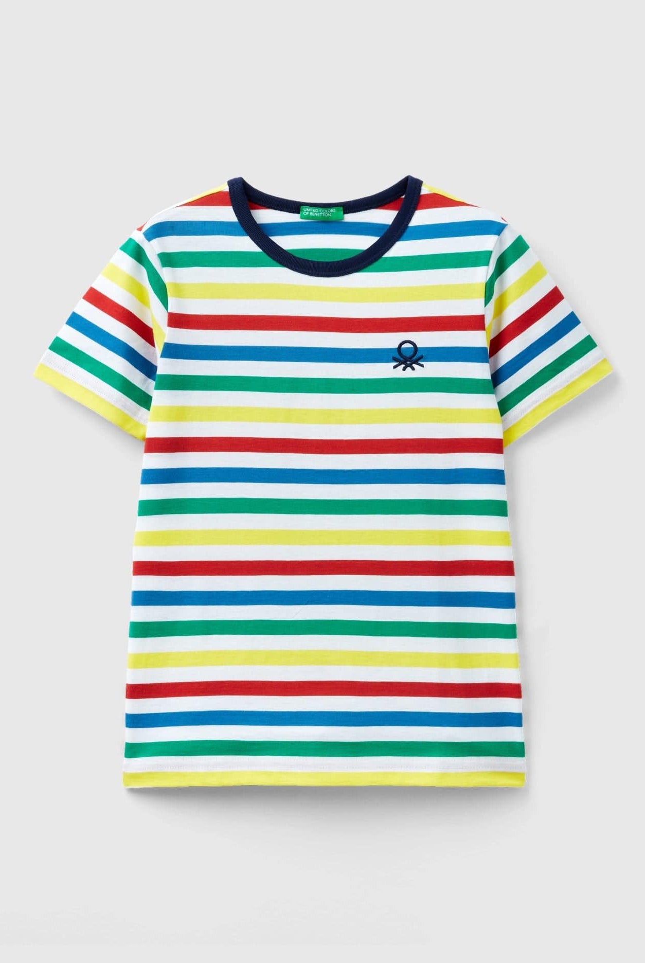 يونايتد كولورز اوف بينيتون قميص قطن 100% مخطط ولادي