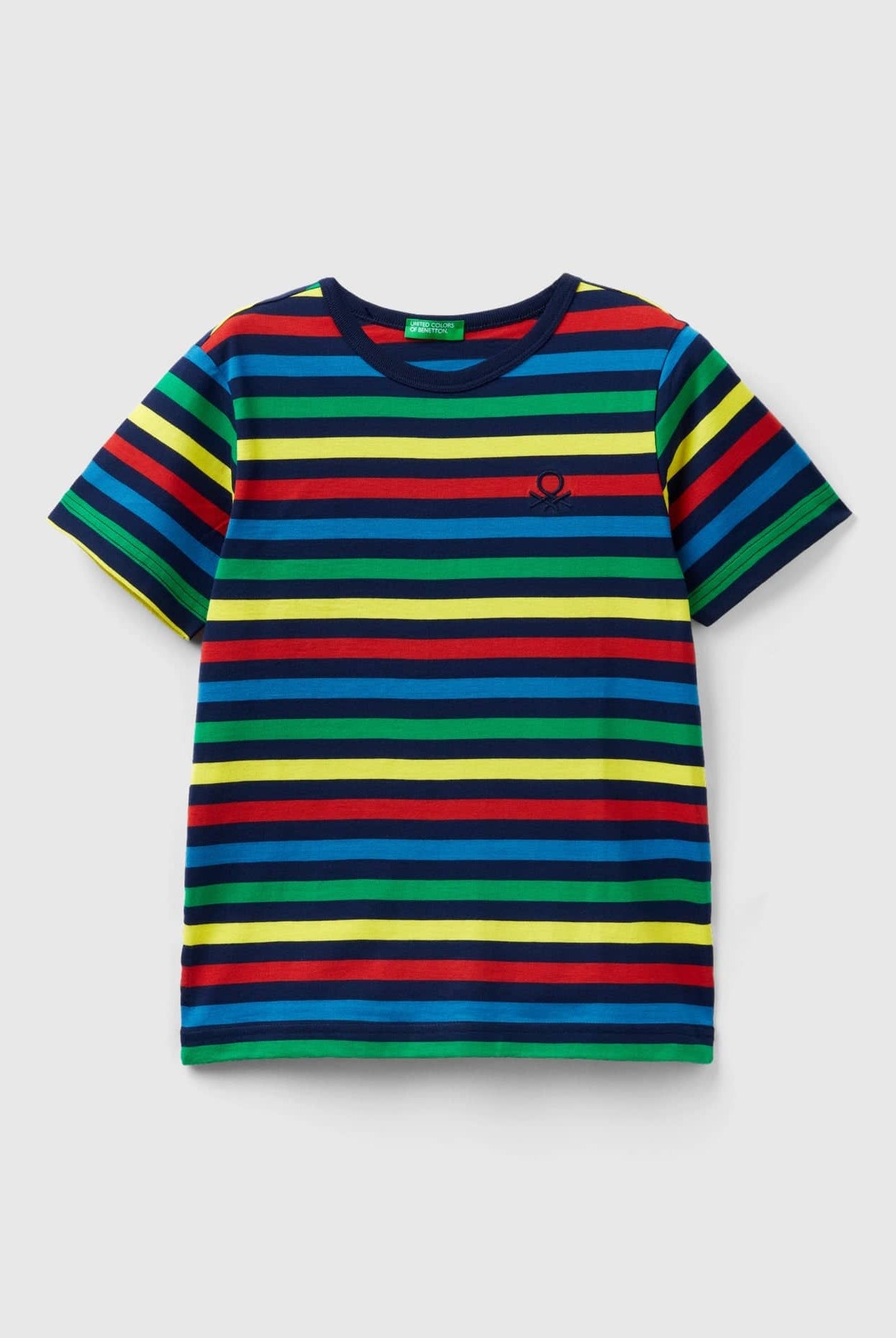 يونايتد كولورز اوف بينيتون قميص قطن 100% مخطط ولادي