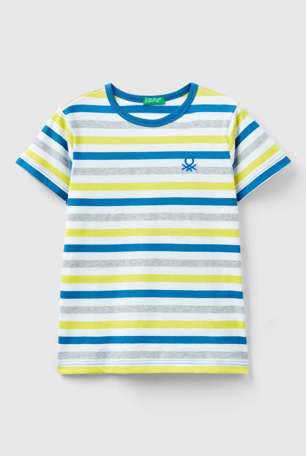 يونايتد كولورز اوف بينيتون قميص قطن 100% مخطط ولادي