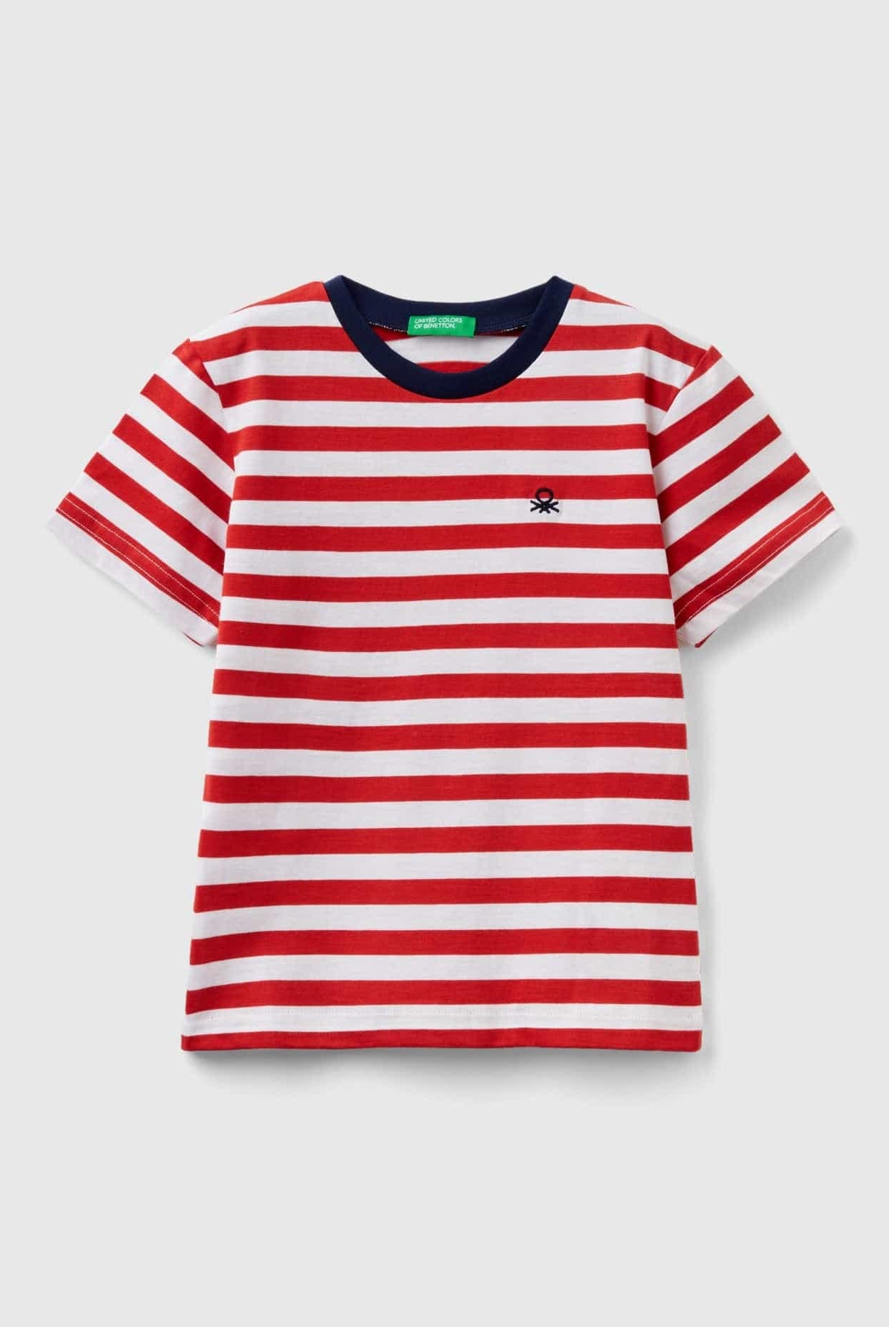 يونايتد كولورز اوف بينيتون قميص قطن 100% مخطط ولادي