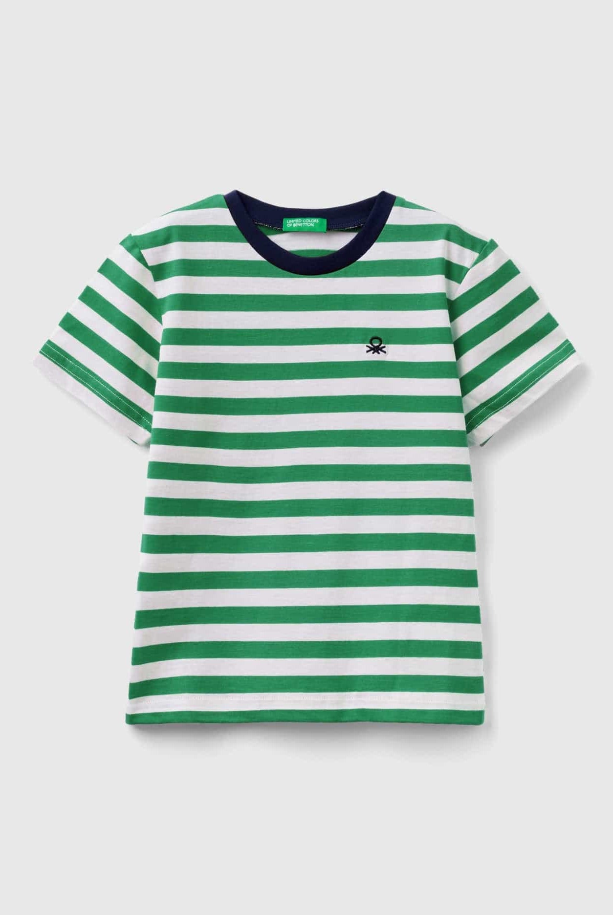 يونايتد كولورز اوف بينيتون قميص قطن 100% مخطط ولادي