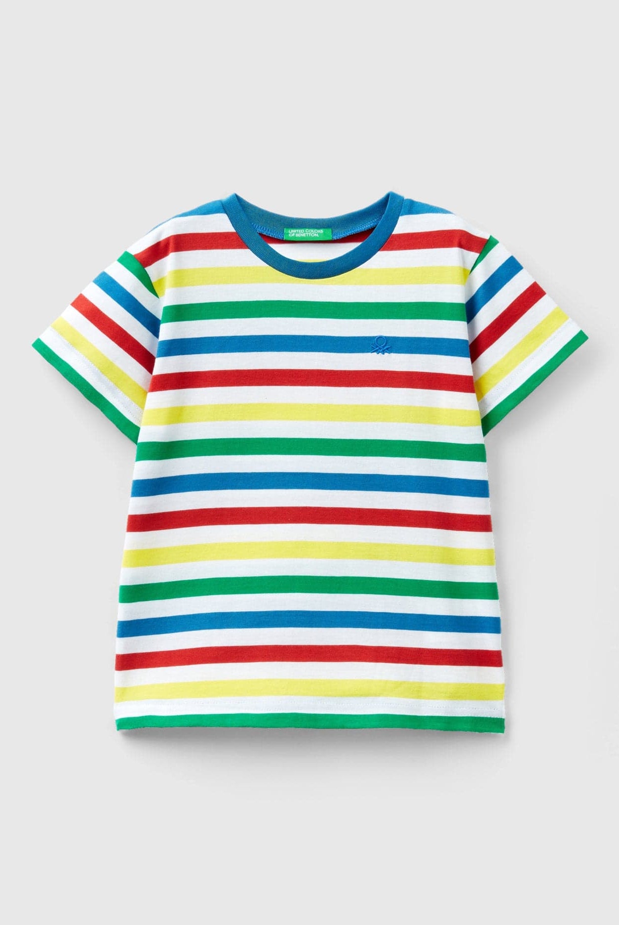 يونايتد كولورز اوف بينيتون قميص قطن 100% مخطط ولادي