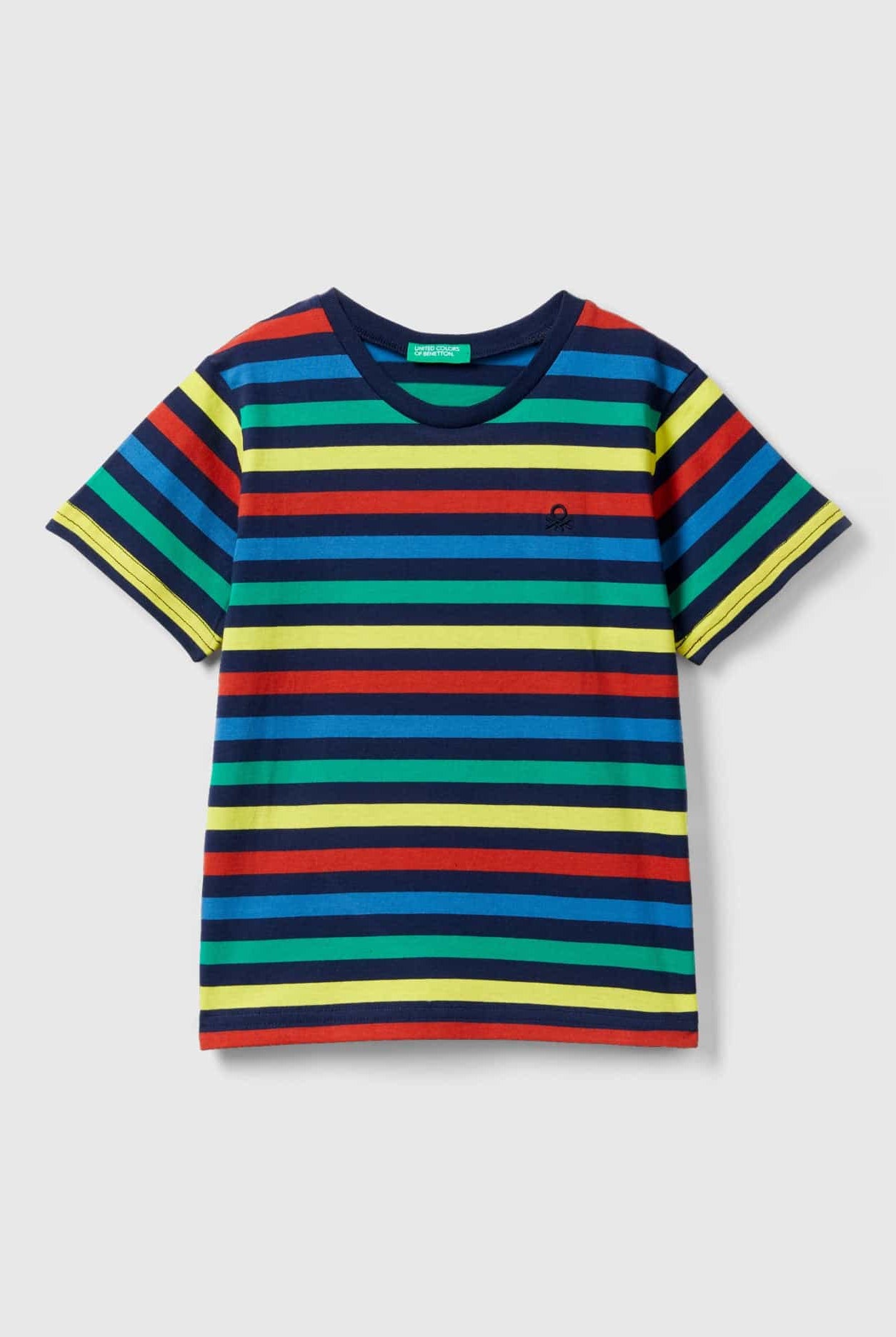 يونايتد كولورز اوف بينيتون قميص قطن 100% مخطط ولادي