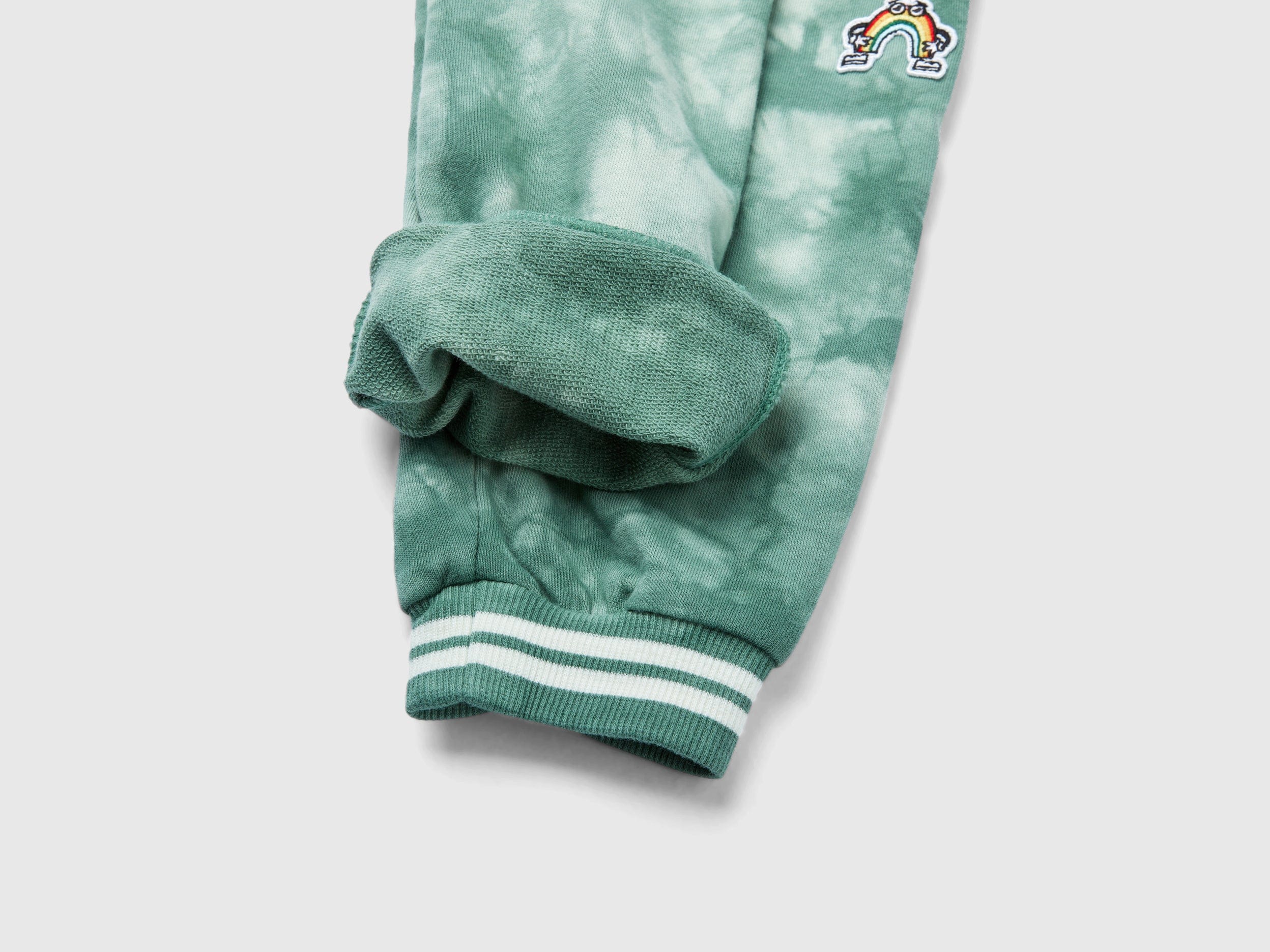 يونايتد كولورز اوف بينيتون بنطلون رياضي مصبوغ برباط أطفالي