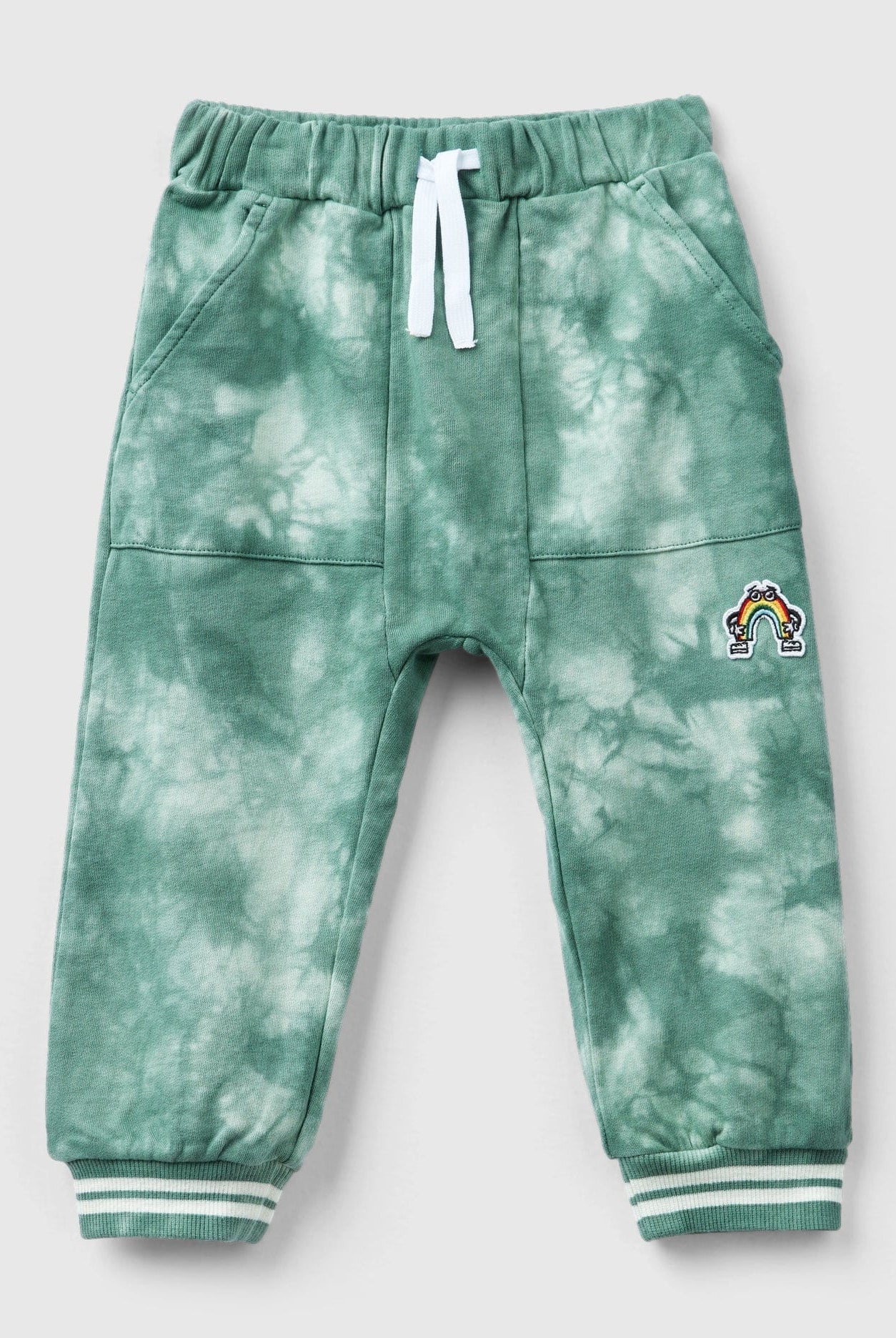 يونايتد كولورز اوف بينيتون بنطلون رياضي مصبوغ برباط أطفالي