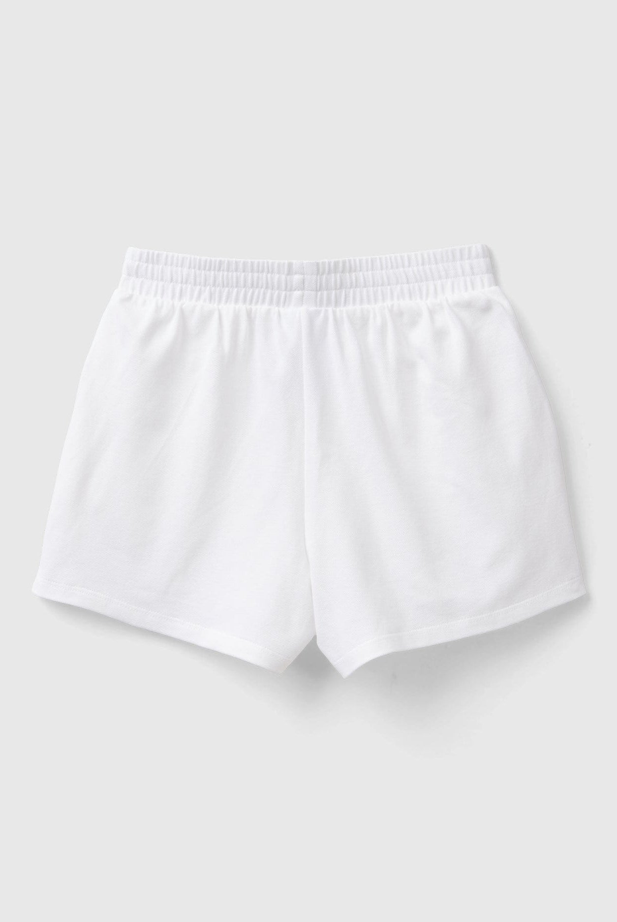 يونايتد كولورز اوف بينيتون شورت مع تطريز شعار على الجزء الأمامي وخصر مجمع بناتي