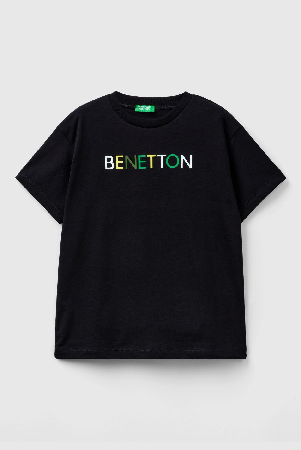 يونايتد كولورز اوف بينيتون تي شيرت من القطن العضوي بنسبة 100% أطفالي