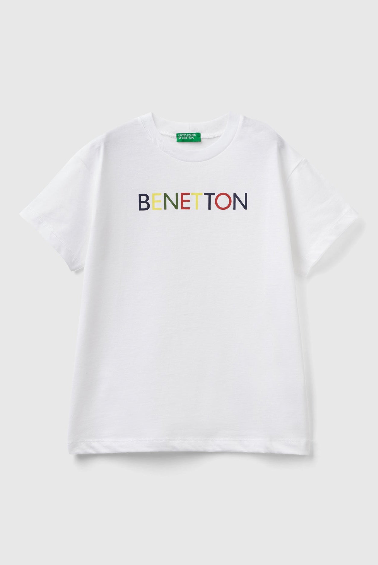 يونايتد كولورز اوف بينيتون تي شيرت من القطن العضوي بنسبة 100% أطفالي