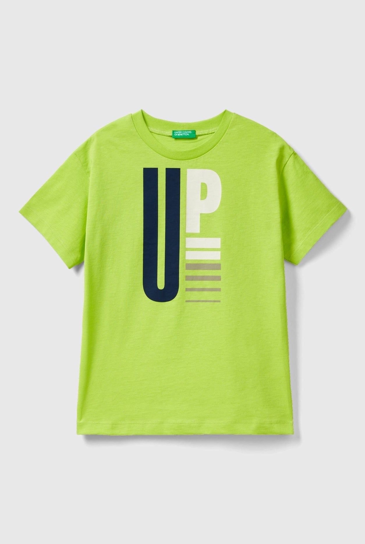 يونايتد كولورز اوف بينيتون تيشيرت قطن عضوي بأكمام قصيرة أطفالي