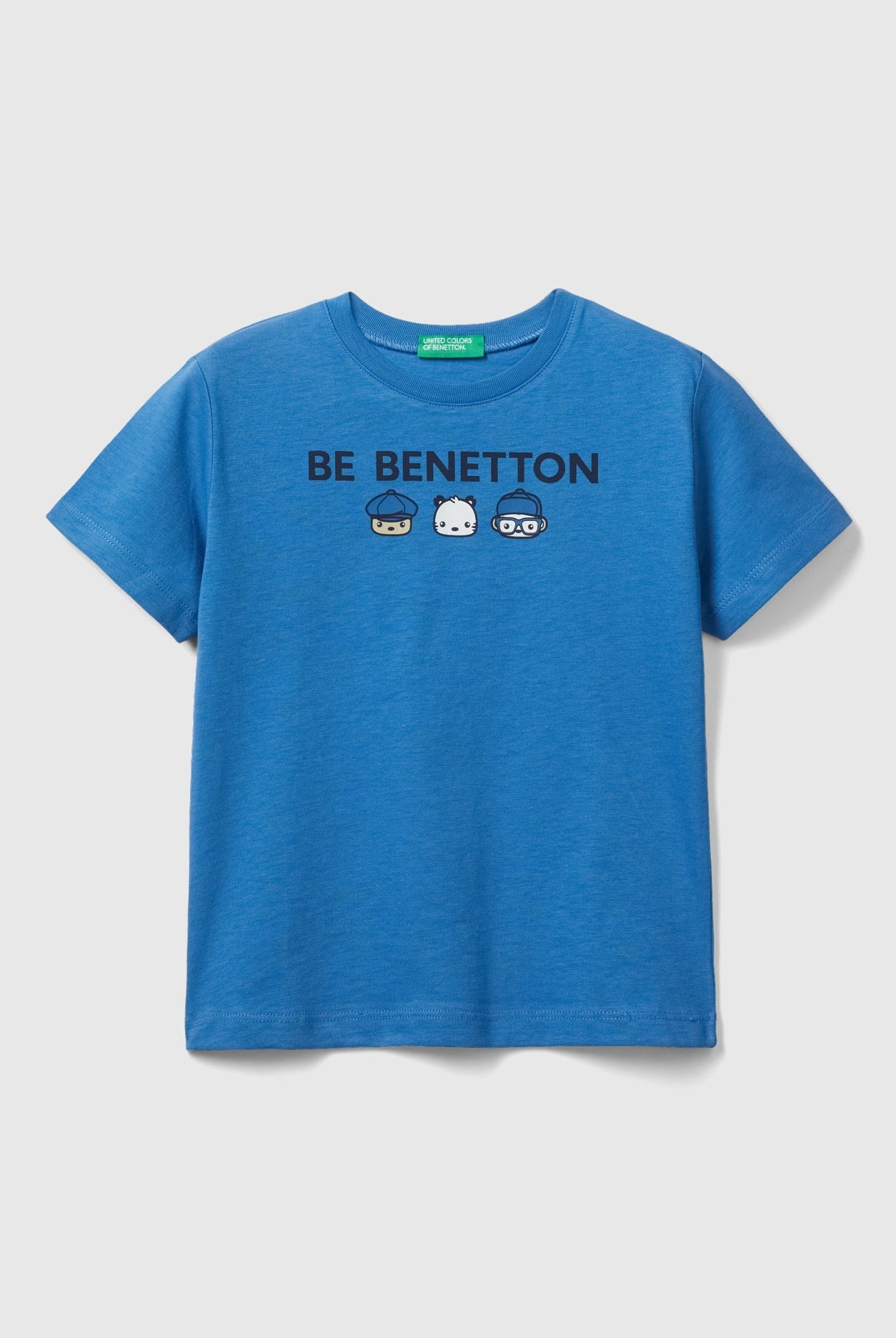 يونايتد كولورز اوف بينيتون تيشيرت بطباعة من القطن العضوي 100% أطفالي