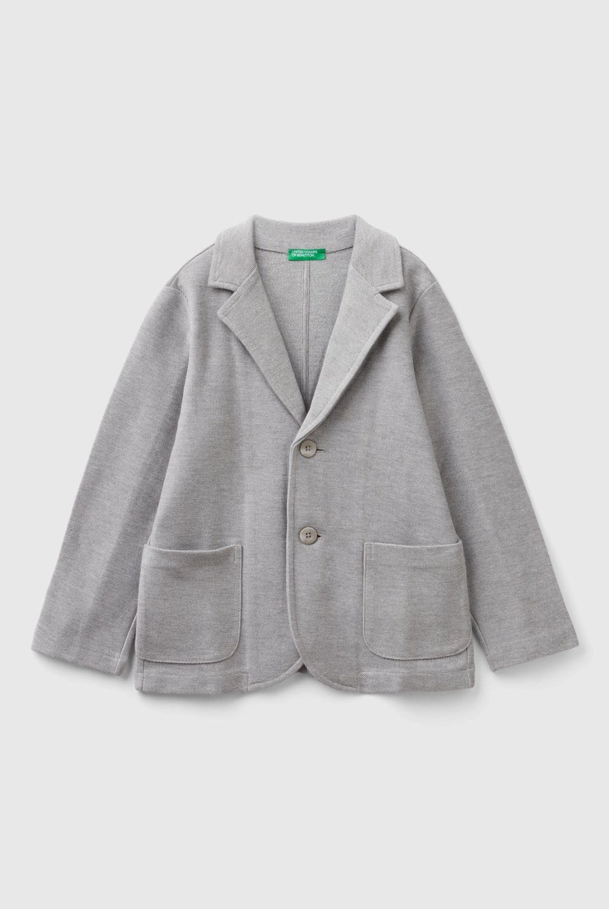 يونايتد كولورز اوف بينيتون بليزر اولادي ياقة مطوية بأزرار وجيوب