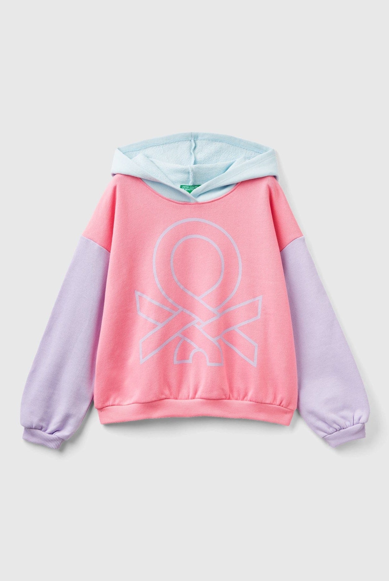 يونايتد كولورز اوف بينيتون هودي اطفال بناتي بشعار ماكسي