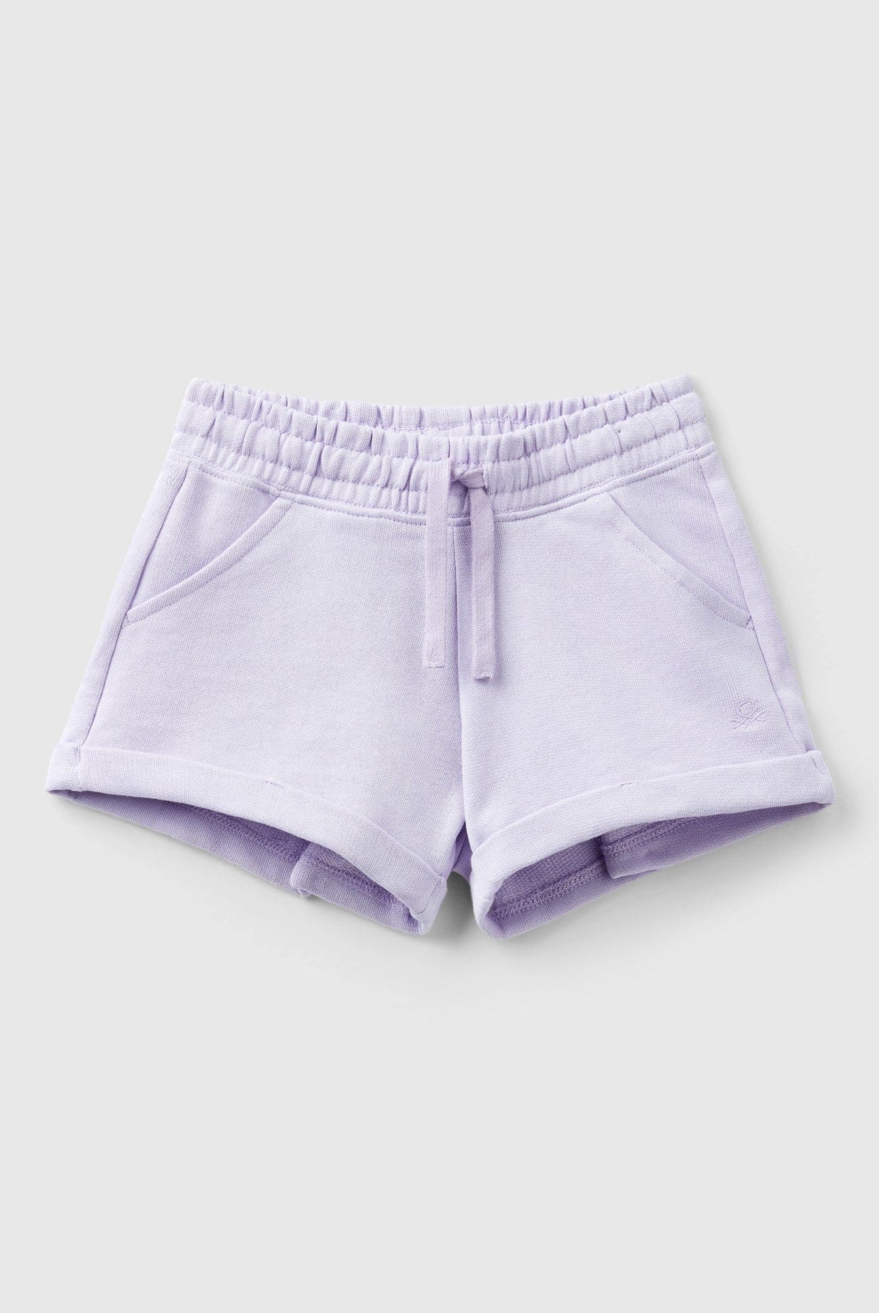 يونايتد كولورز اوف بينيتون شورت بناتي مصنوع من القطن بنسبة 100%